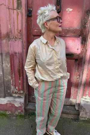 Leon & Harper Cob Foil Gold Shirt