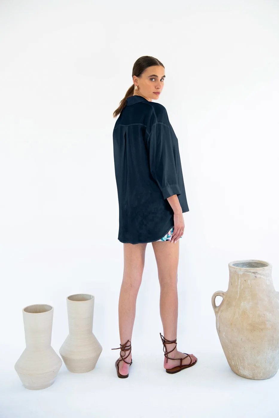 Livia Linen Boyfriend Shirt | Multiple Colours