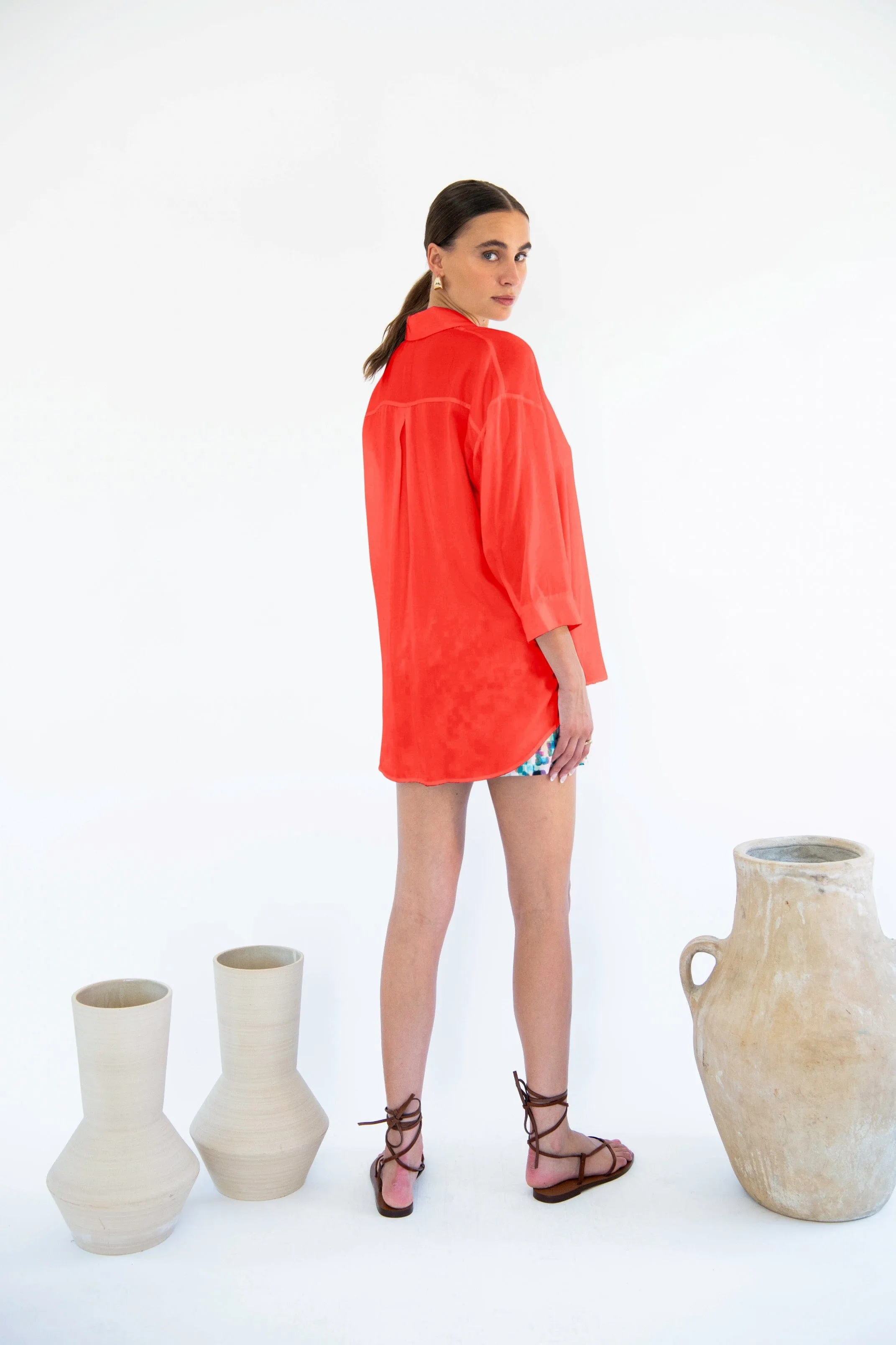 Livia Linen Boyfriend Shirt | Multiple Colours