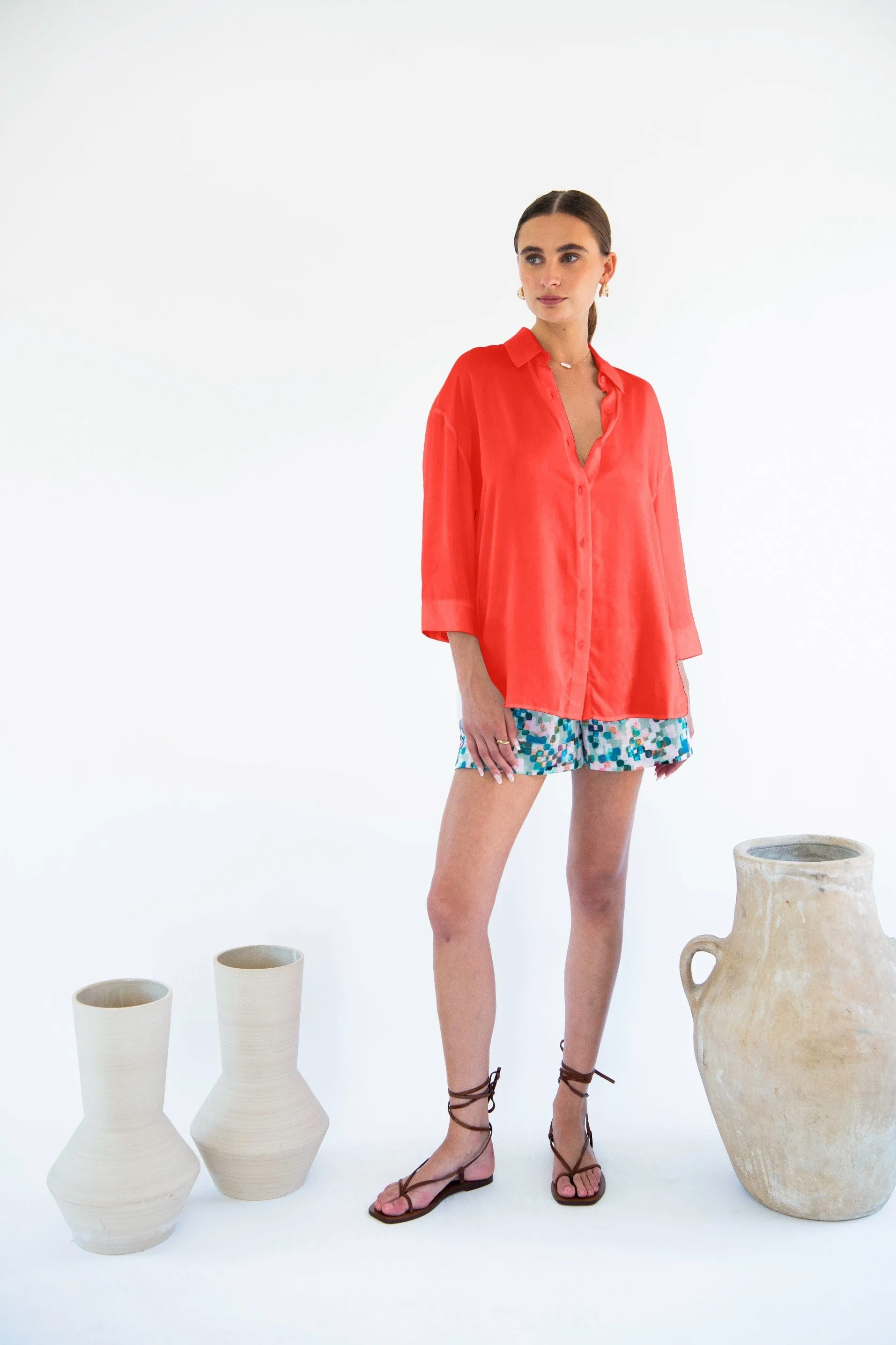 Livia Linen Boyfriend Shirt | Multiple Colours