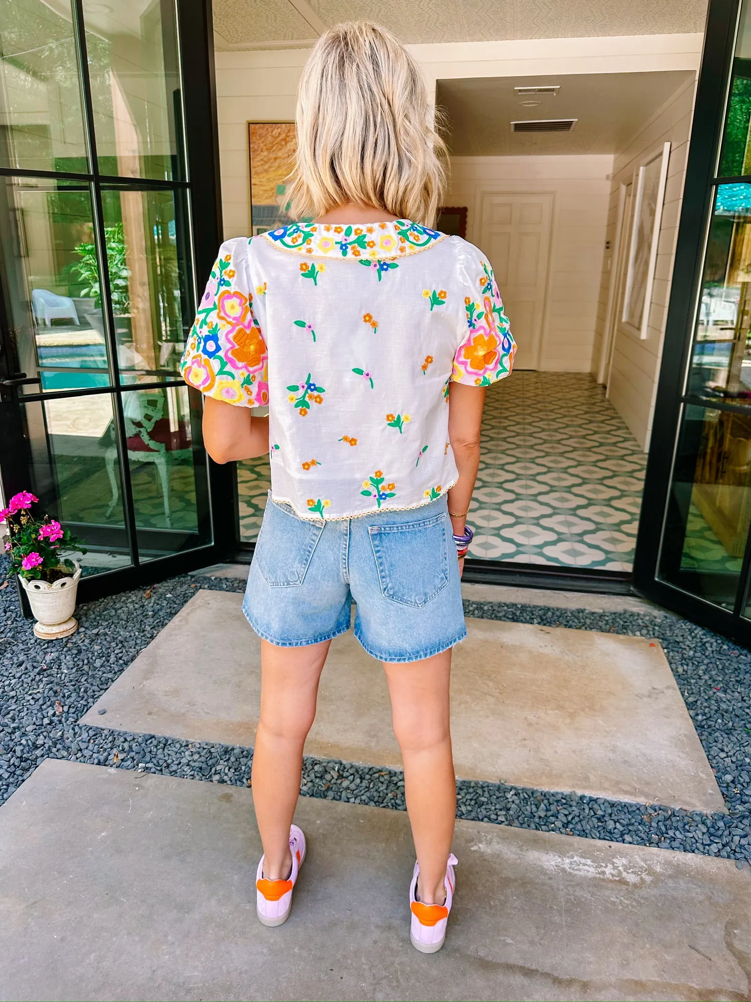 MARGOT HIGH RISE VINTAGE DENIM SHORTS - LIGHT