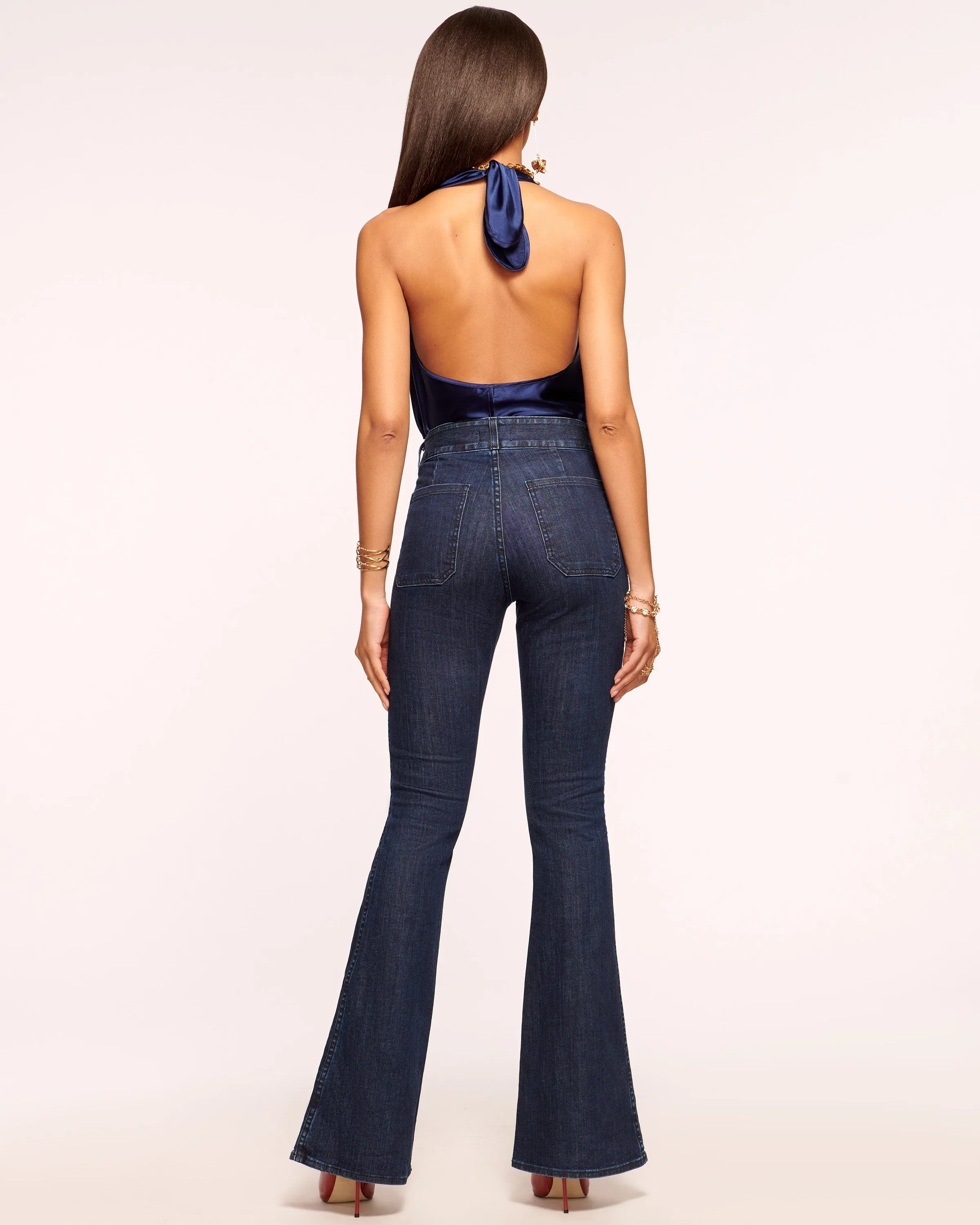 Mase High-Rise Flare Jean