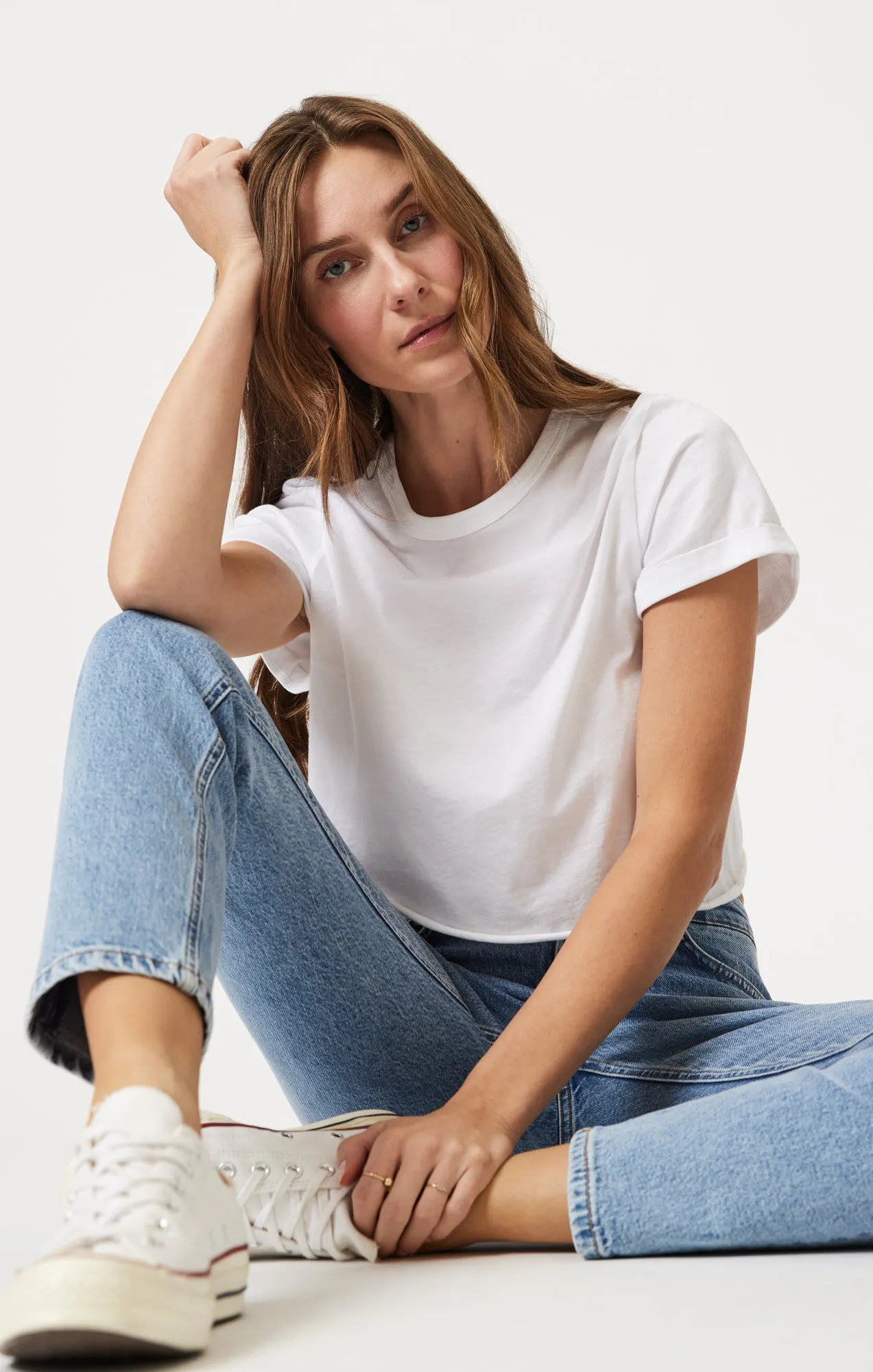MIRELLA STRAIGHT LEG IN LIGHT BRUSHED CLASSIC BLUE