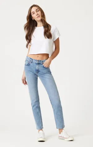 MIRELLA STRAIGHT LEG IN LIGHT BRUSHED CLASSIC BLUE