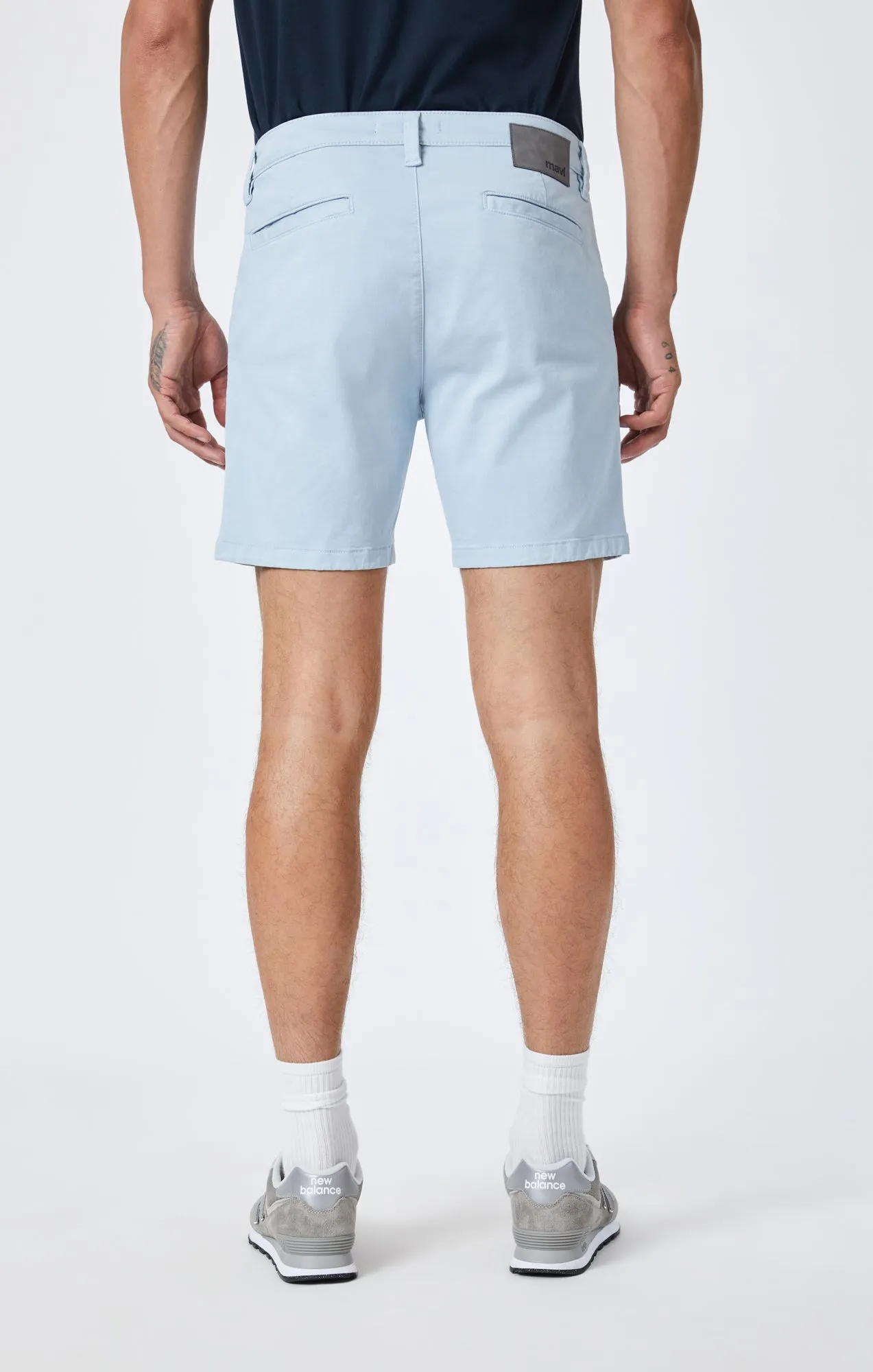 NATE SHORTS IN CELESTIAL BLUE TWILL