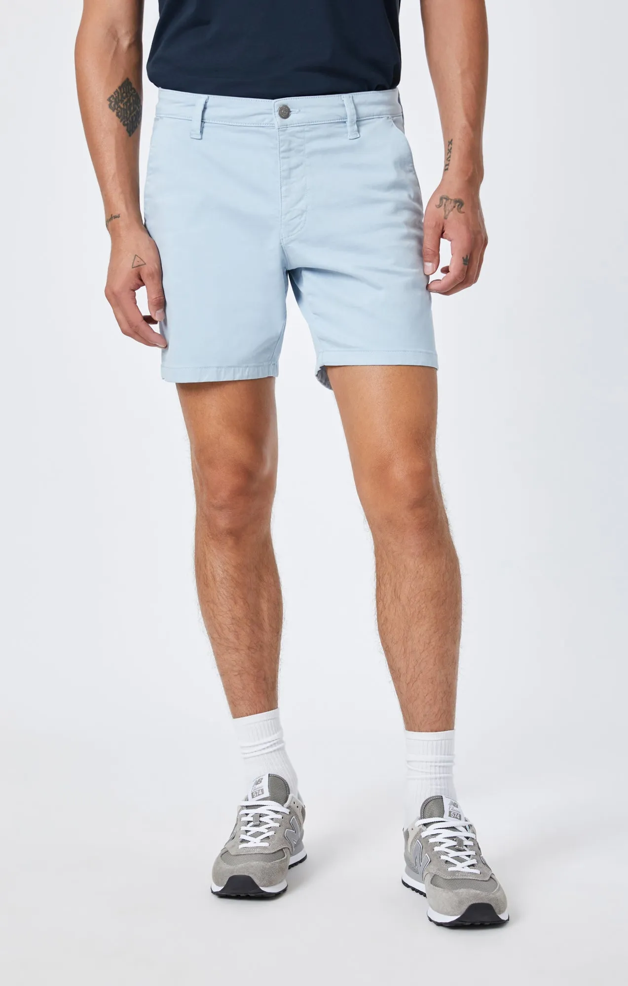 NATE SHORTS IN CELESTIAL BLUE TWILL