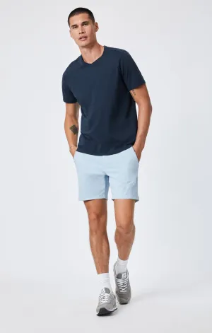 NATE SHORTS IN CELESTIAL BLUE TWILL
