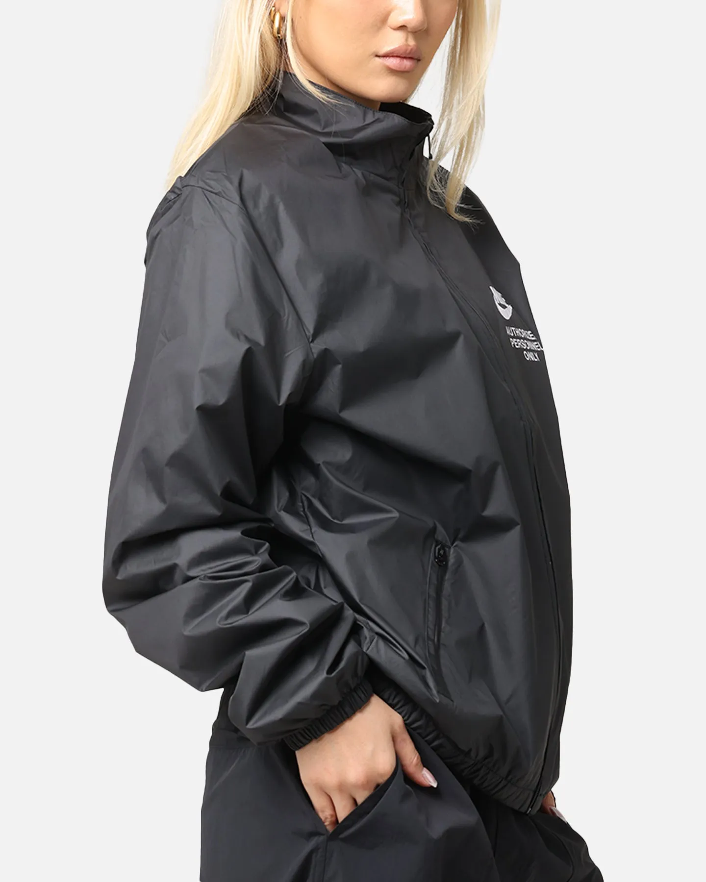 Nike Woven Full Zip Jacket Black/Black