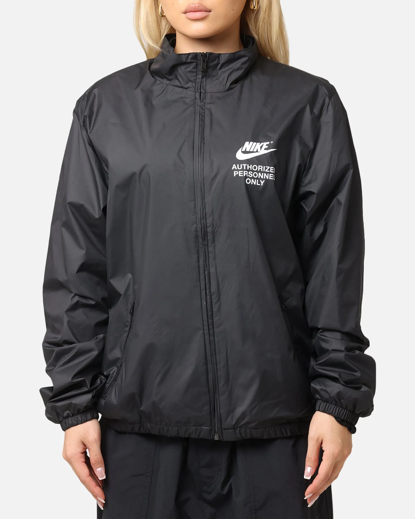 Nike Woven Full Zip Jacket Black/Black