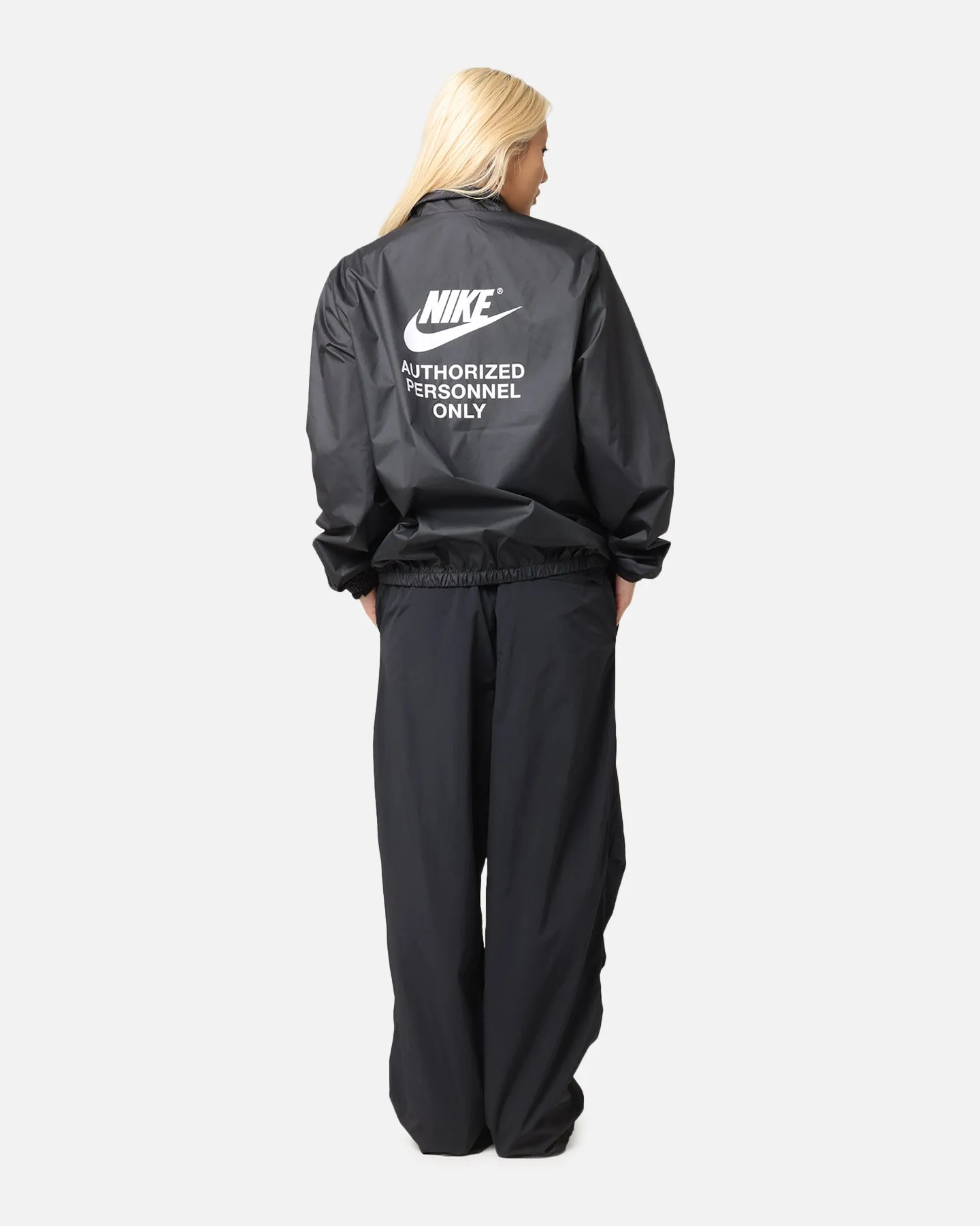 Nike Woven Full Zip Jacket Black/Black