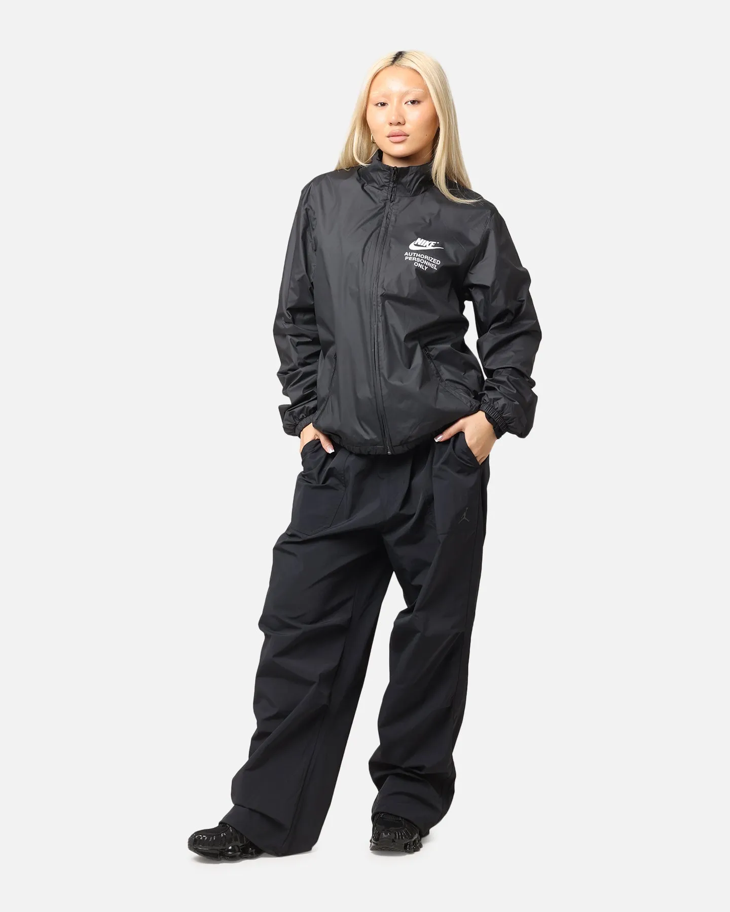 Nike Woven Full Zip Jacket Black/Black