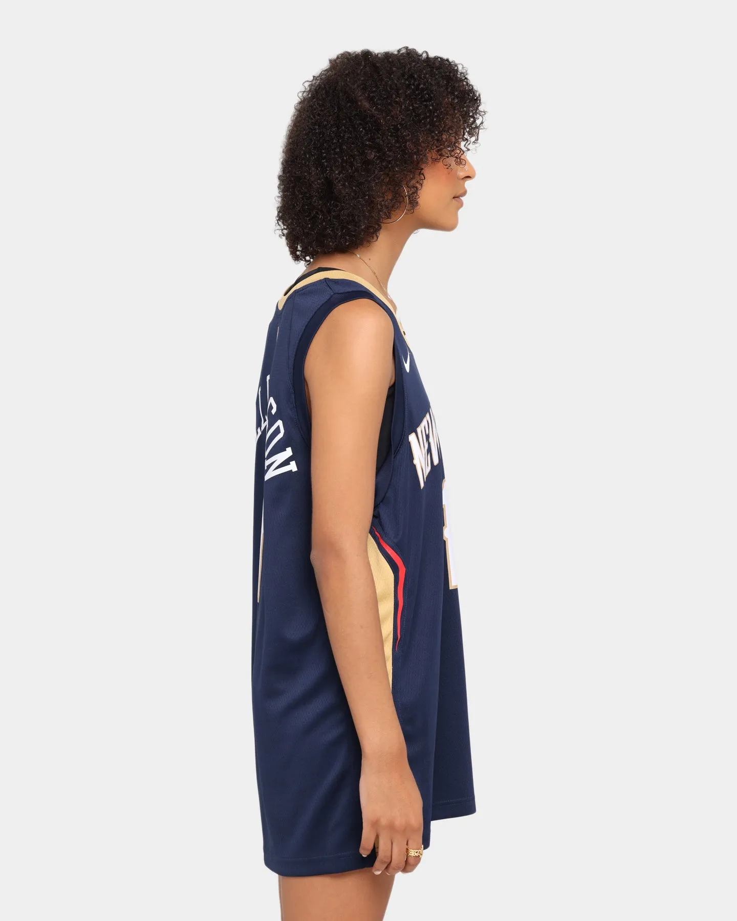 Nike Zion Williamson #1 New Orleans Pelicans '20 Icon Swingman Jersey Navy/Gold
