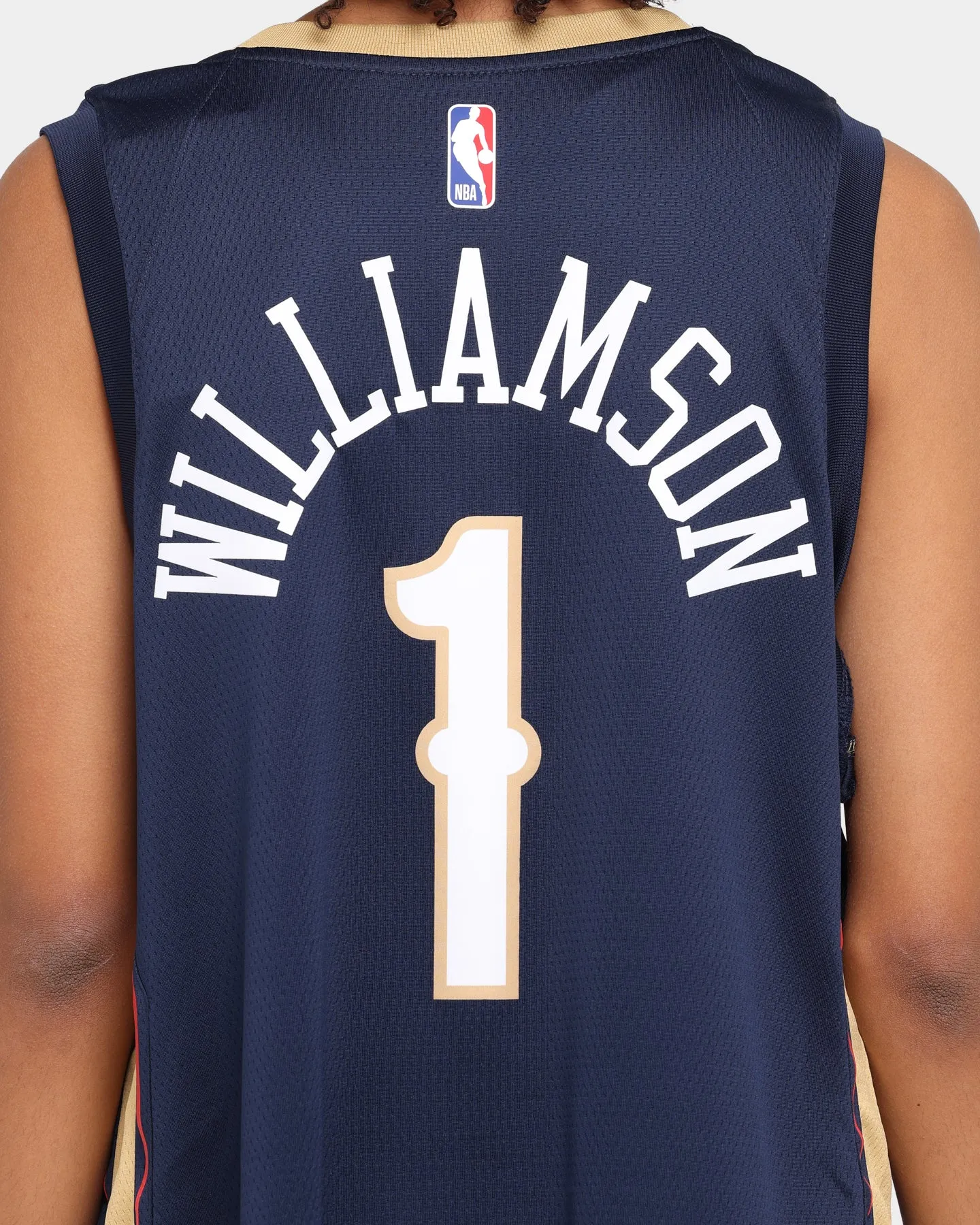 Nike Zion Williamson #1 New Orleans Pelicans '20 Icon Swingman Jersey Navy/Gold
