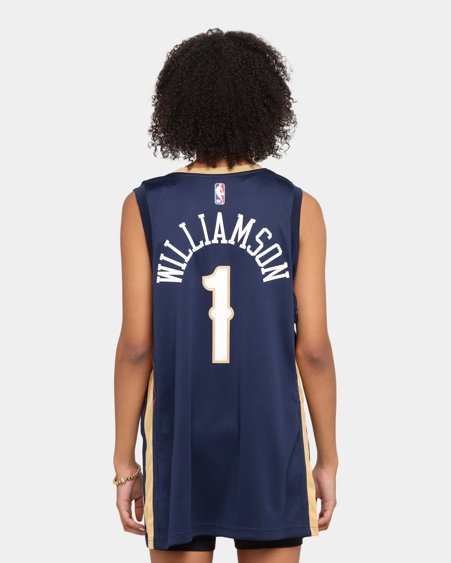 Nike Zion Williamson #1 New Orleans Pelicans '20 Icon Swingman Jersey Navy/Gold