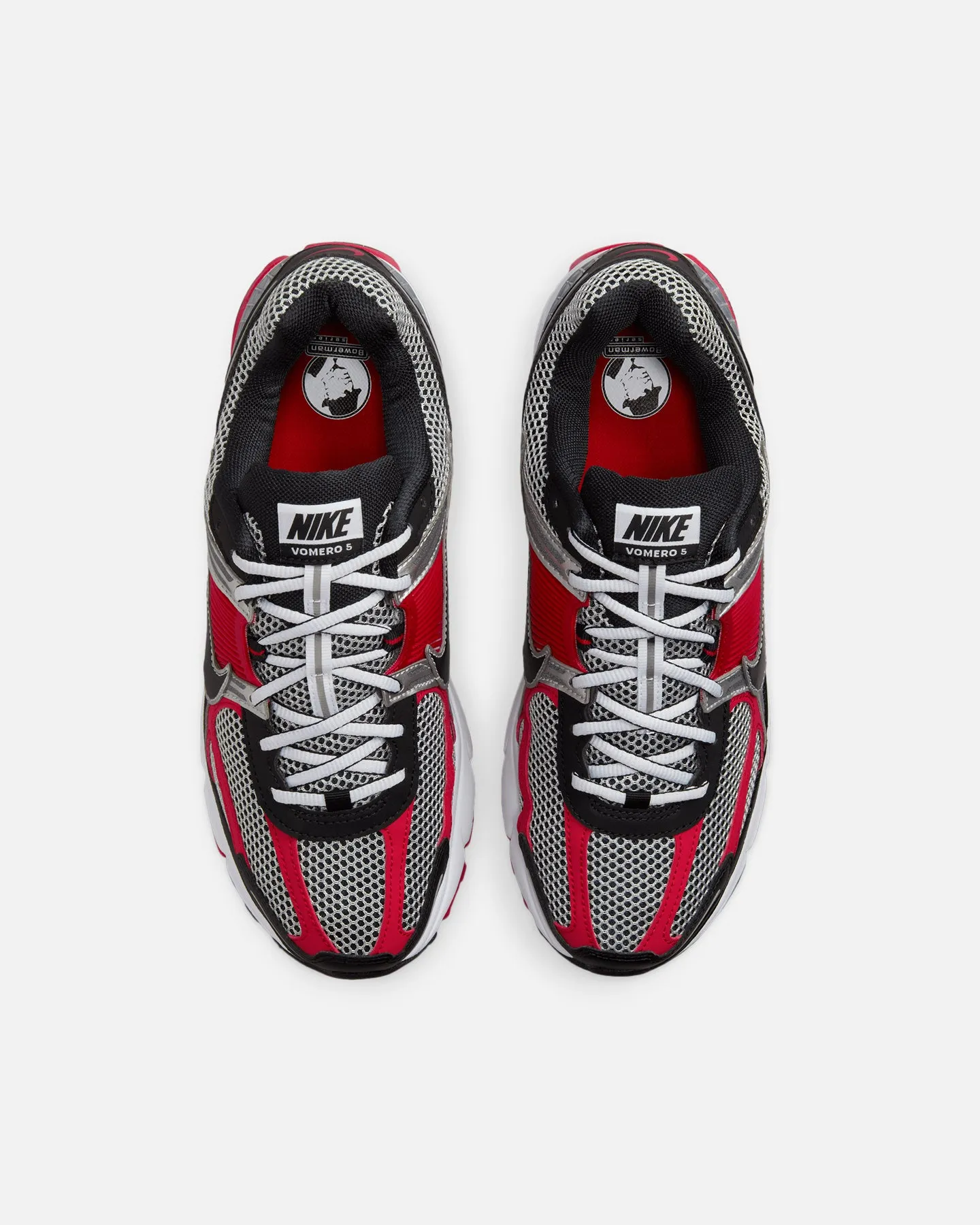 Nike Zoom Vomero 5 Metallic Silver/Black-University Red