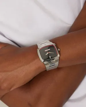 Nixon The Player Watch Silver/Red