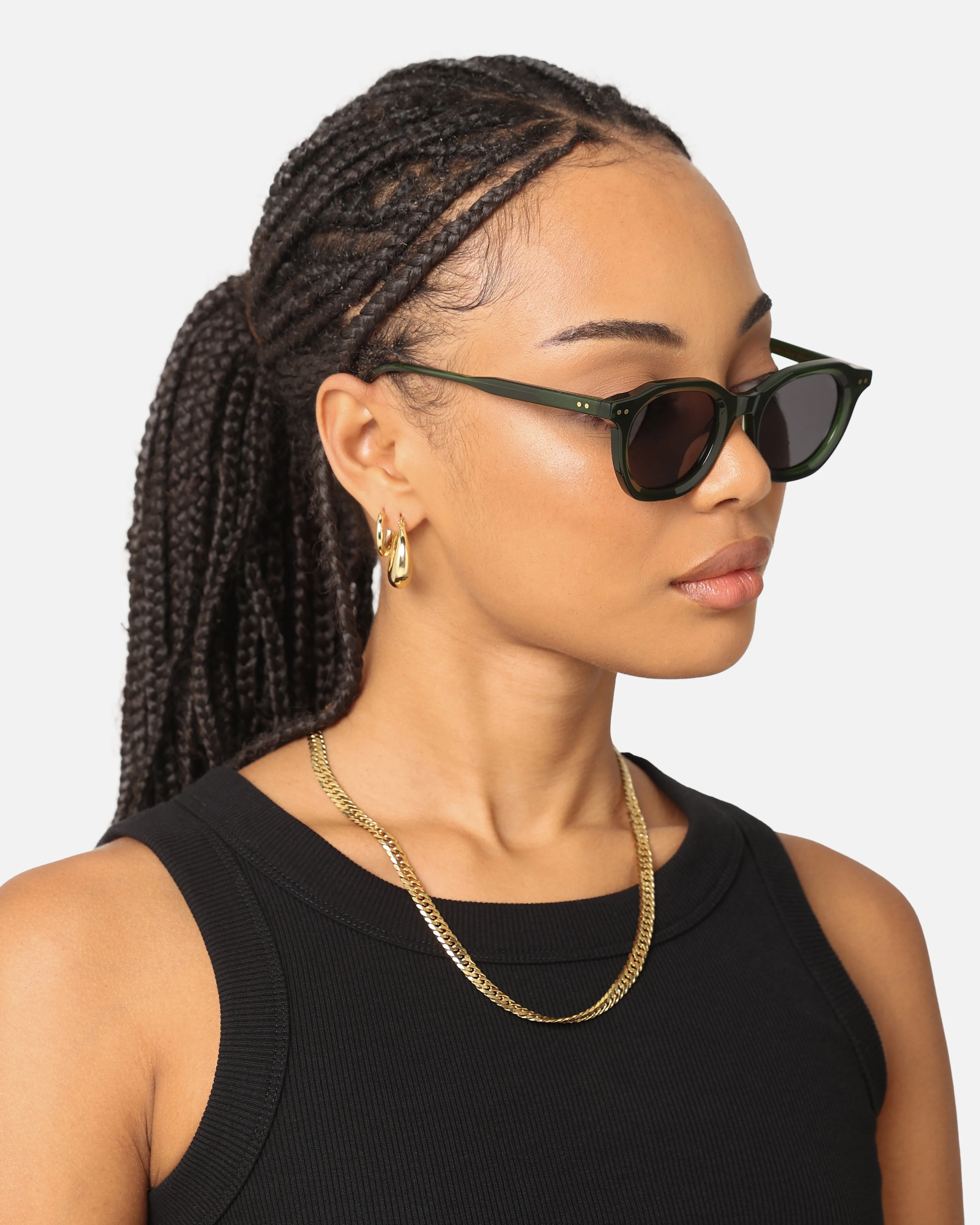 Nuqe Anders Sunglasses Smoked Green/Black