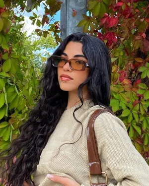 NUQE Fragment Sunglasses Brown Smoke