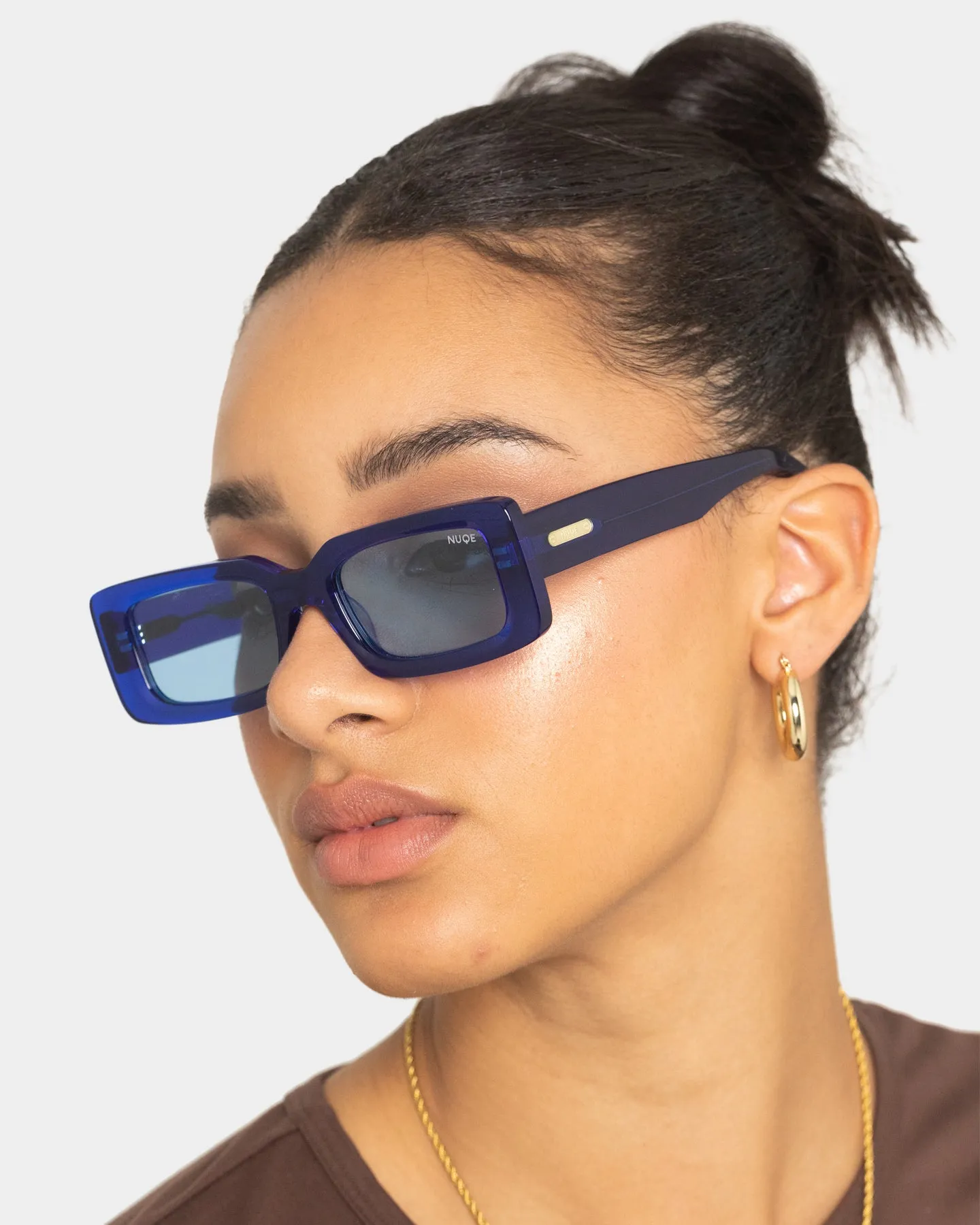 NUQE Fragment Sunglasses Dark Blue