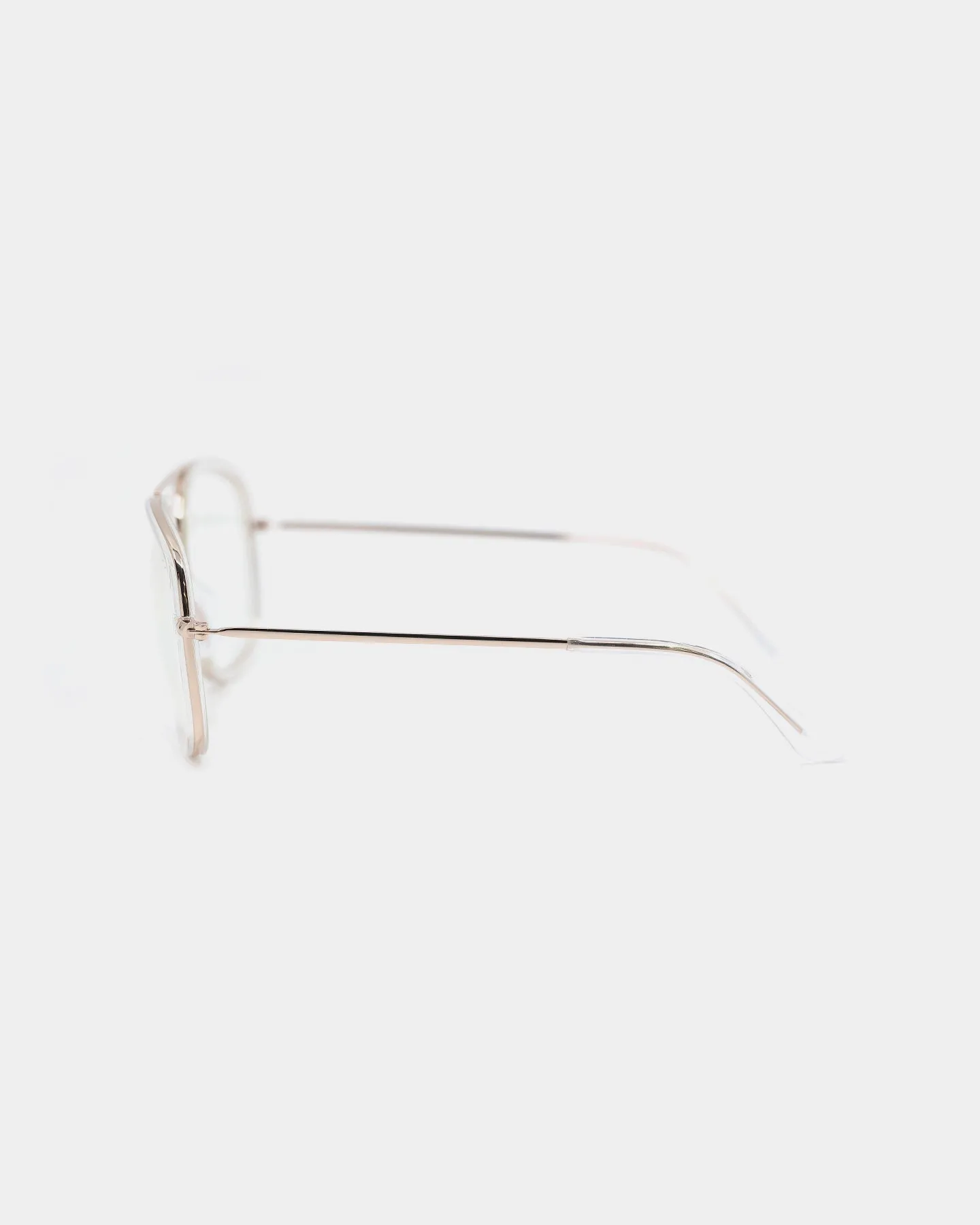 NUQE Men's Lee Bluelight Glasses Clear/Gold/Bluelight