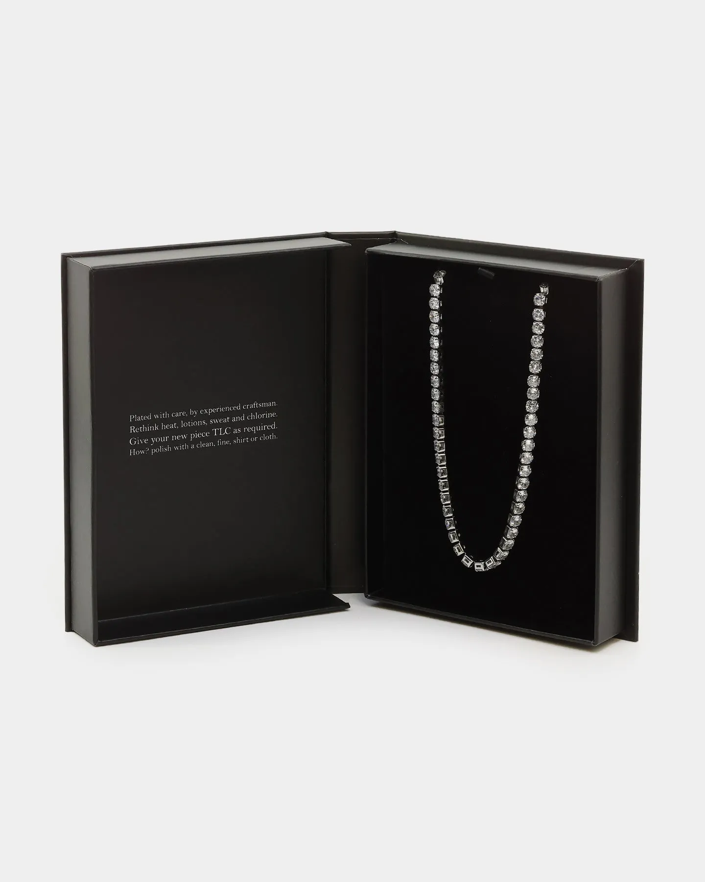 NXS 5mm Tennis Chain White Gold