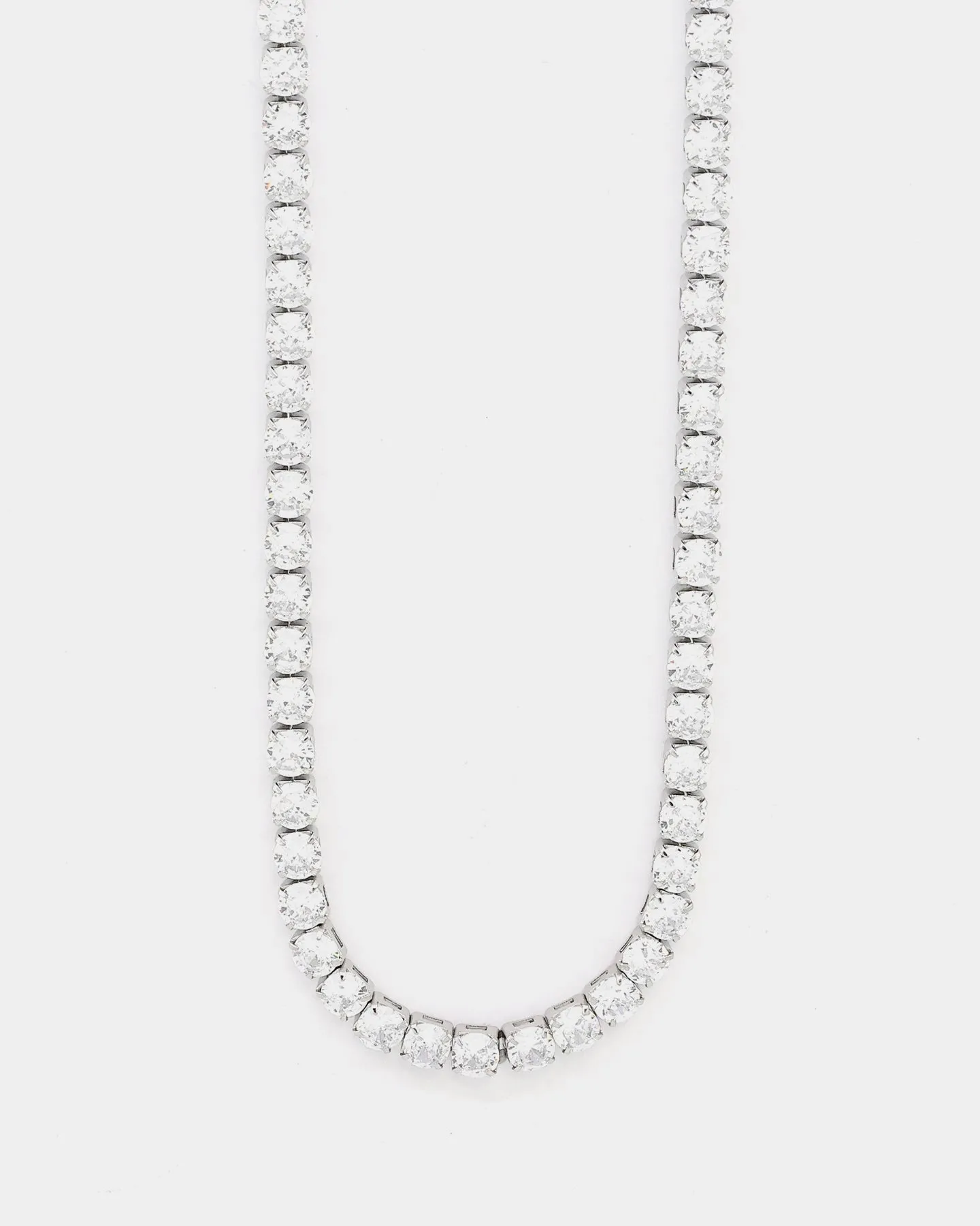 NXS 5mm Tennis Chain White Gold