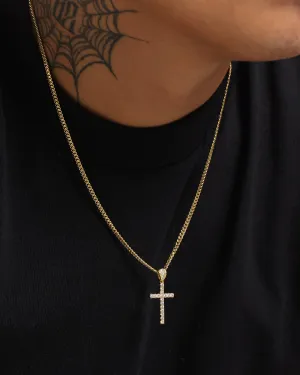 NXS Classic Mini Cross Pendant Gold
