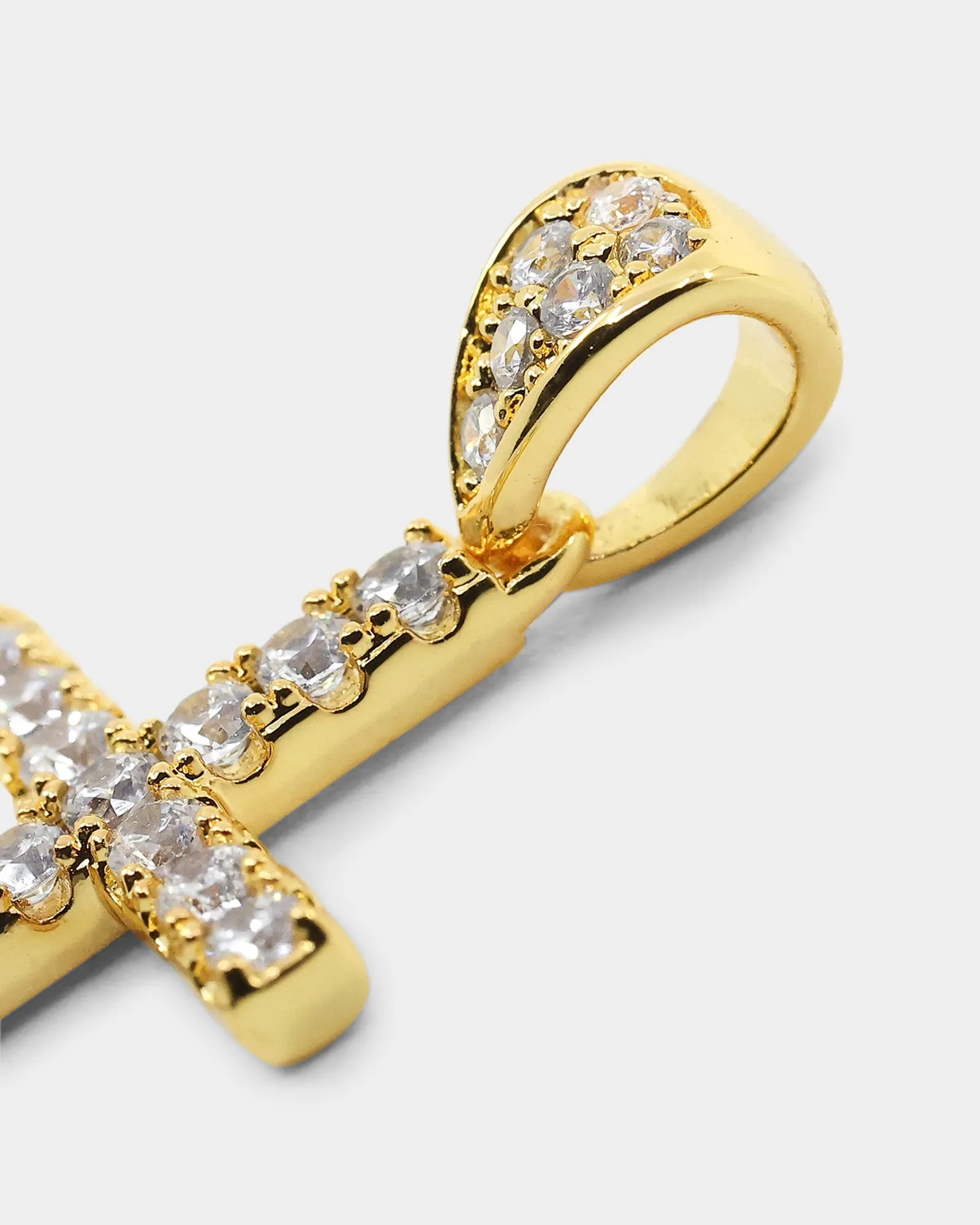NXS Classic Mini Cross Pendant Gold