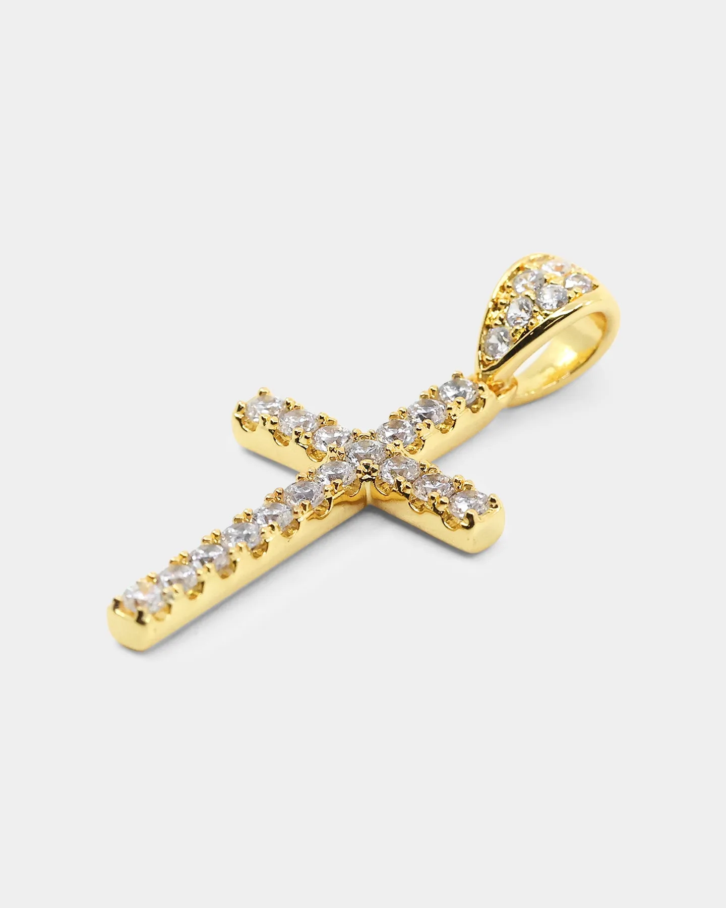 NXS Classic Mini Cross Pendant Gold