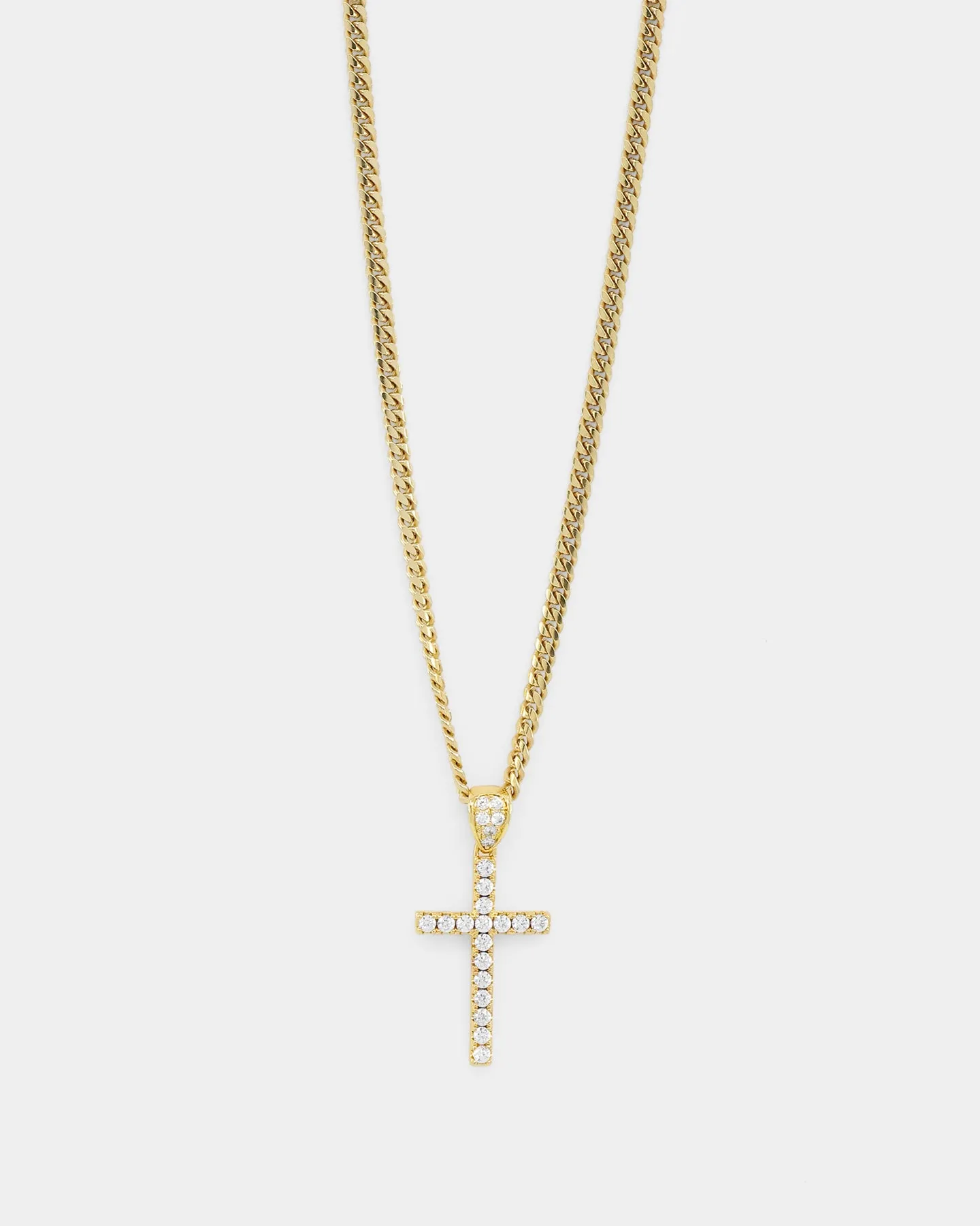 NXS Classic Mini Cross Pendant Gold