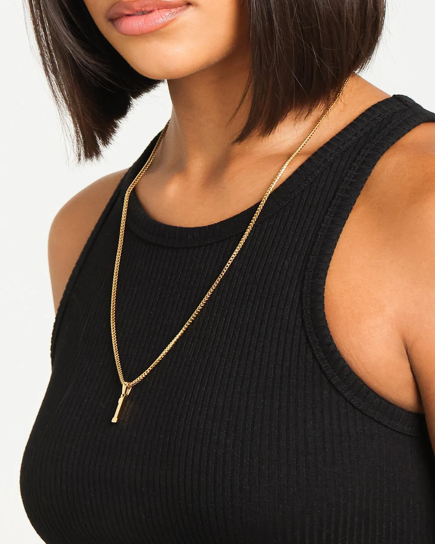 NXS College Number Pendant Gold