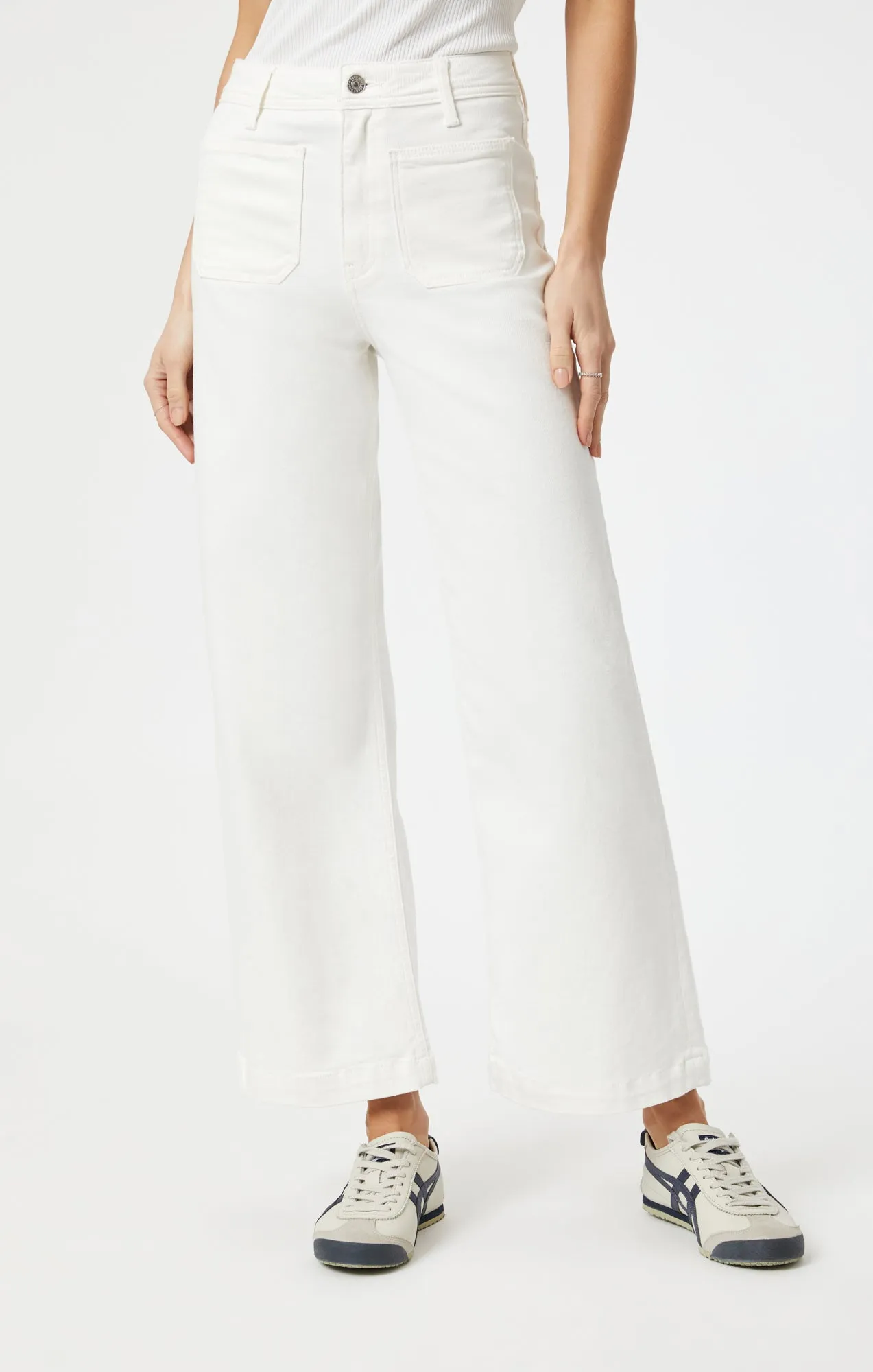 PALOMA MARINE WIDE LEG IN WHITE LA BLUE