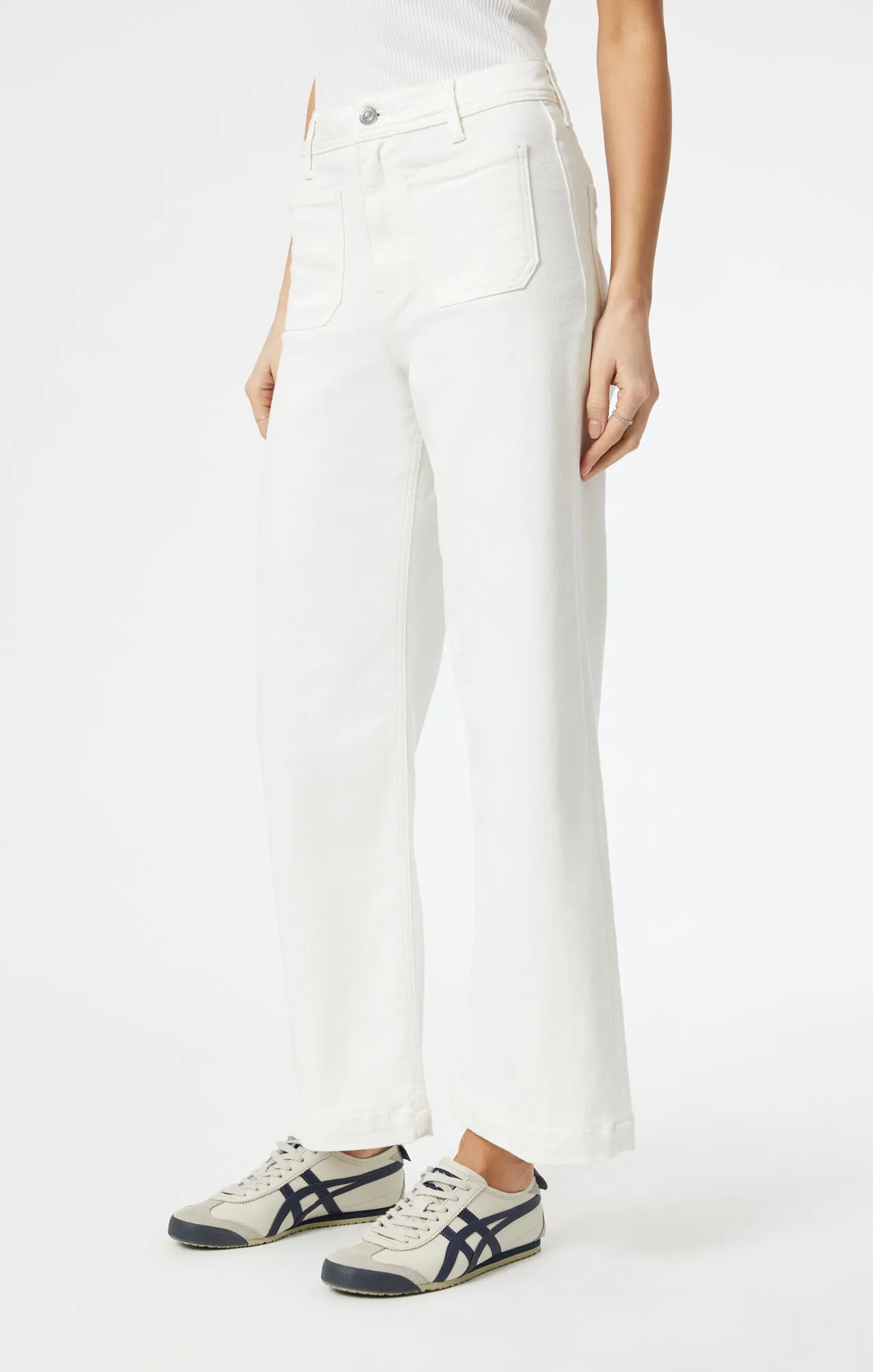 PALOMA MARINE WIDE LEG IN WHITE LA BLUE