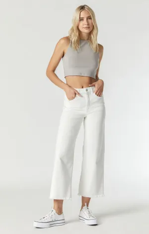 PALOMA WIDE LEG IN WHITE LA BLUE