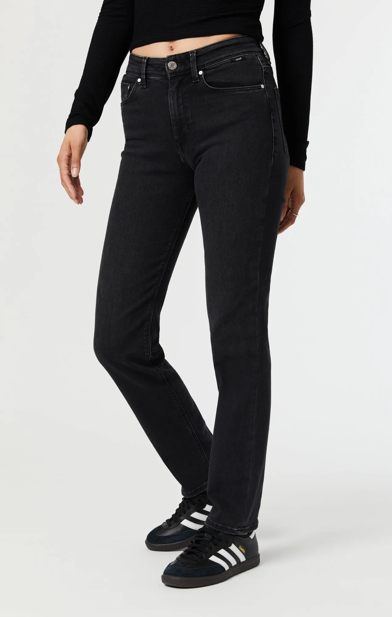 PARIS STRAIGHT LEG JEANS IN SMOKE INDIGO SHAPE