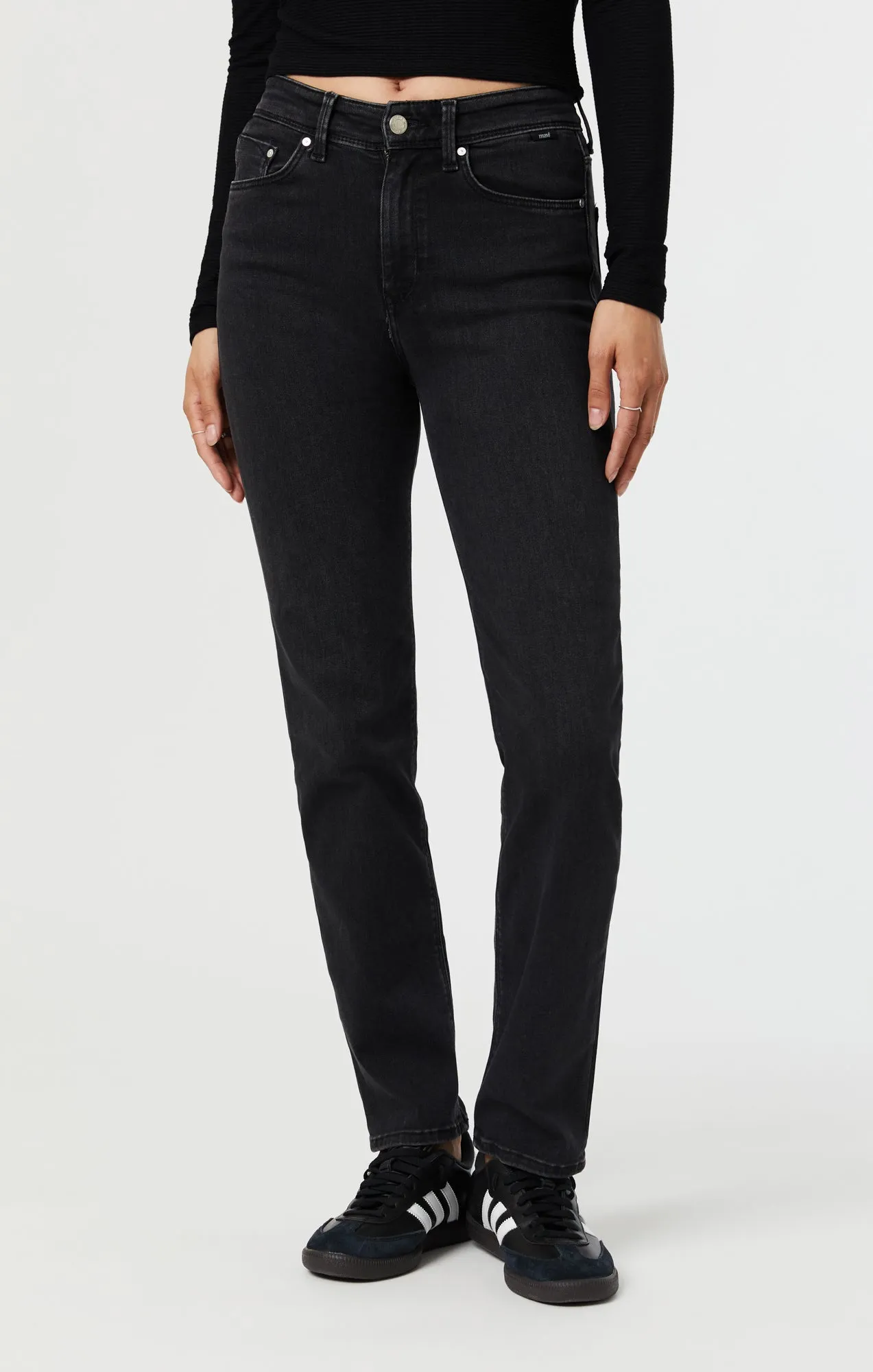 PARIS STRAIGHT LEG JEANS IN SMOKE INDIGO SHAPE