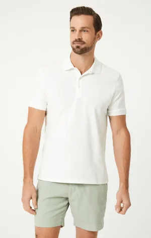 POLO SHIRT IN ANTIQUE WHITE