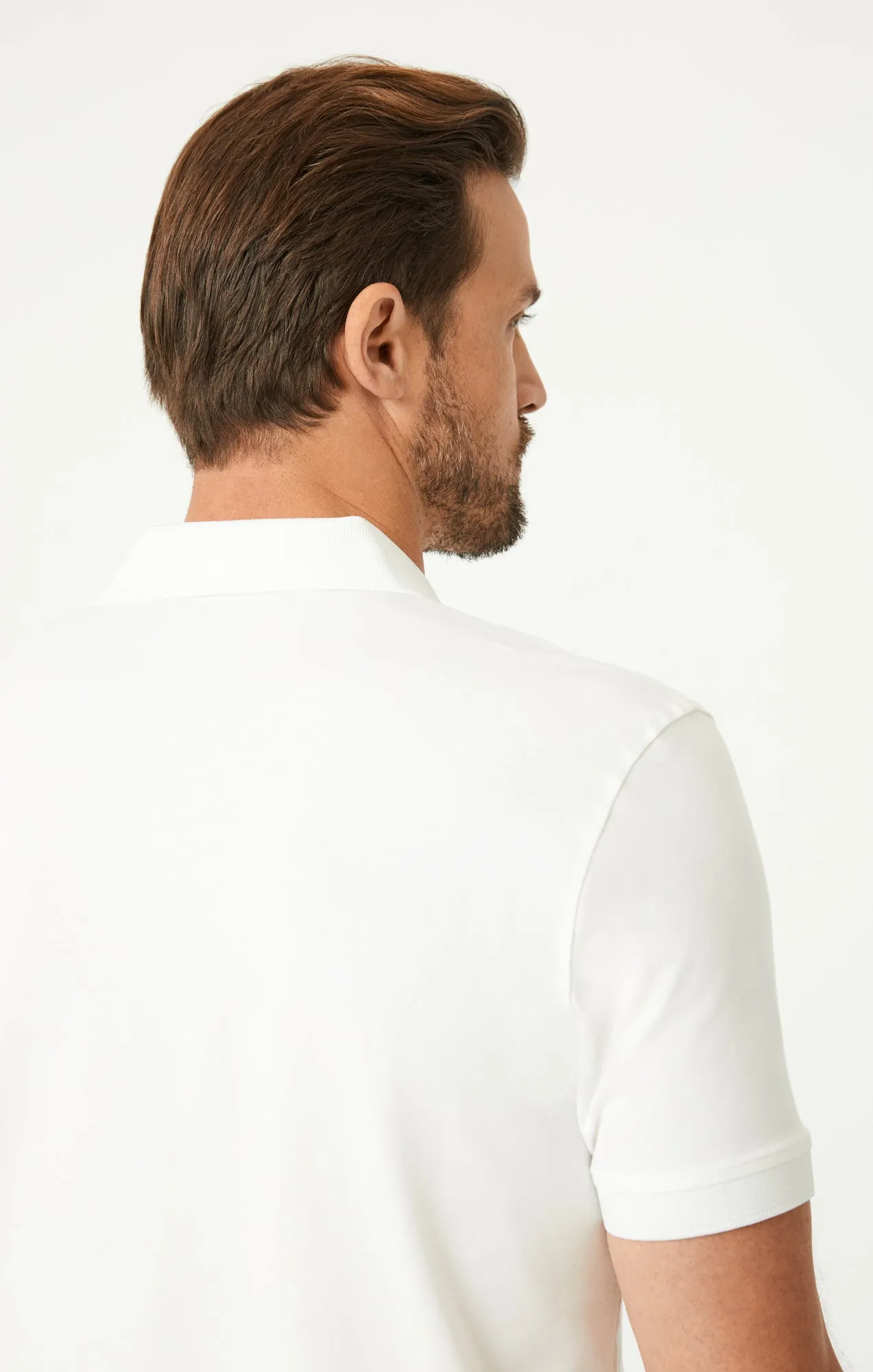POLO SHIRT IN ANTIQUE WHITE