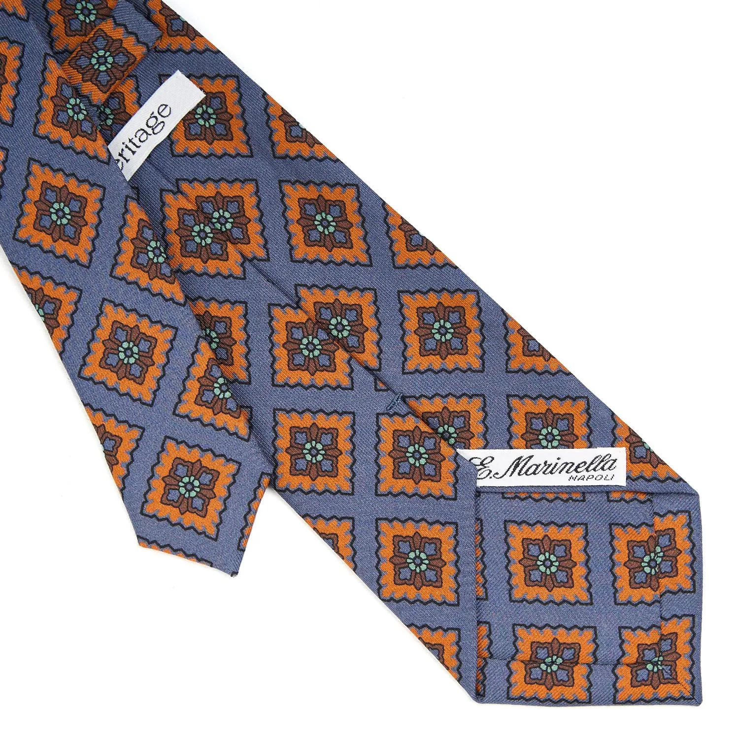POWDER BLUW HERITAGE COLLECTION SILK TIE