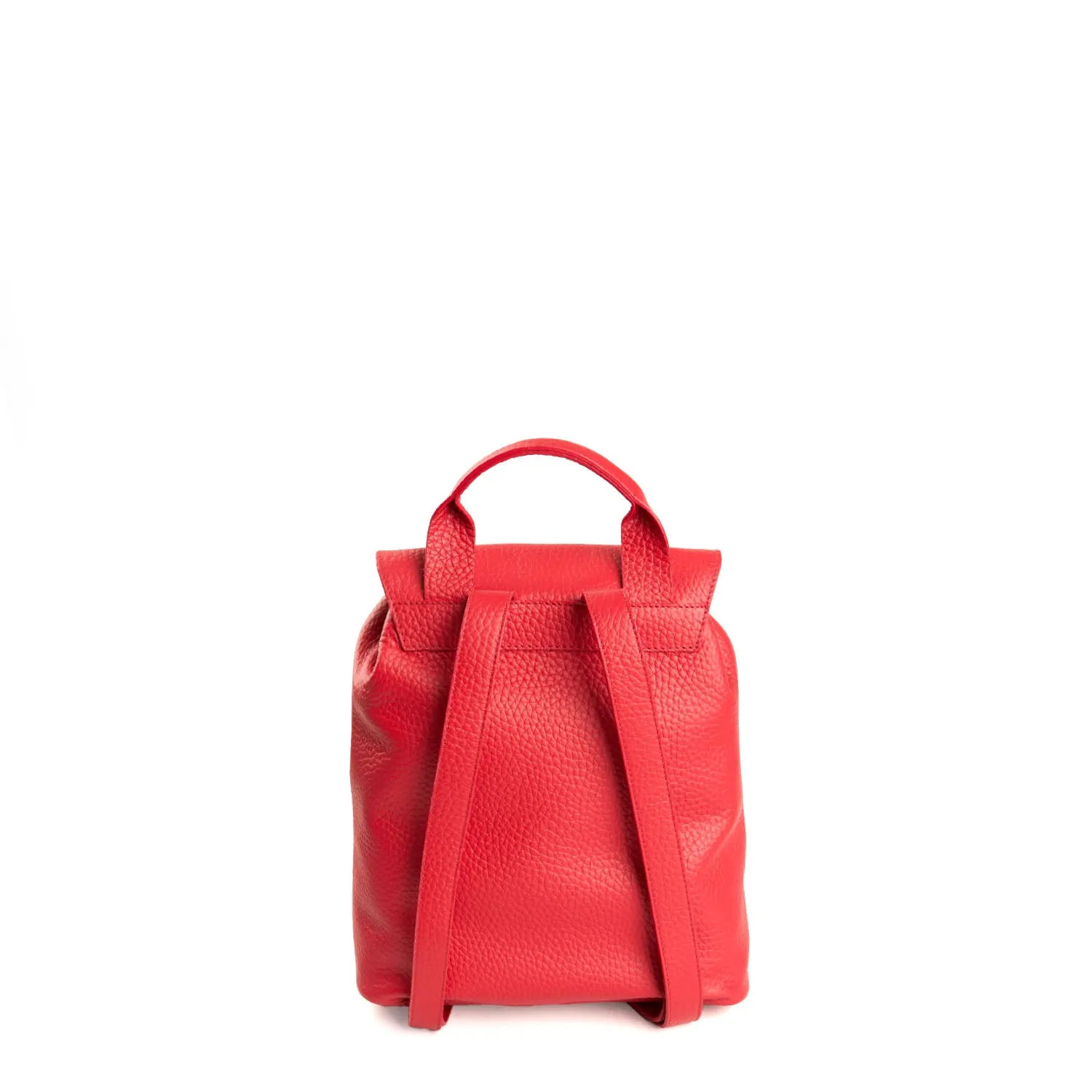 RED BACKPACK DOUBLE POCKETS