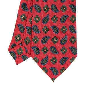 RED HERITAGE COLLECTION SILK TIE