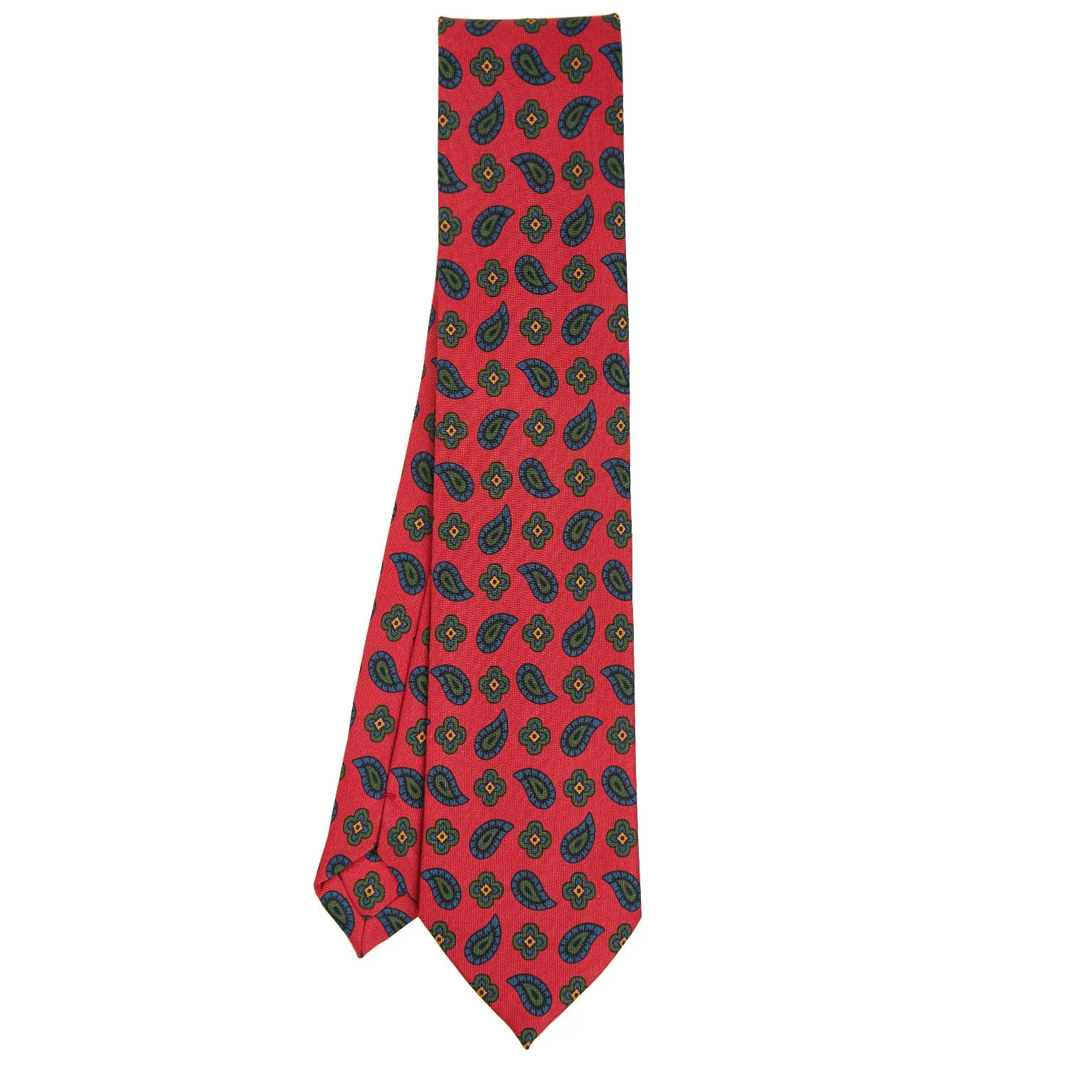 RED HERITAGE COLLECTION SILK TIE