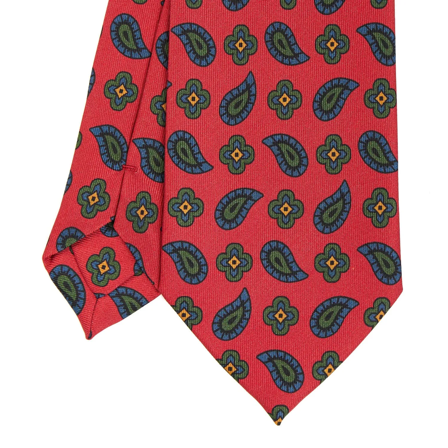 RED HERITAGE COLLECTION SILK TIE