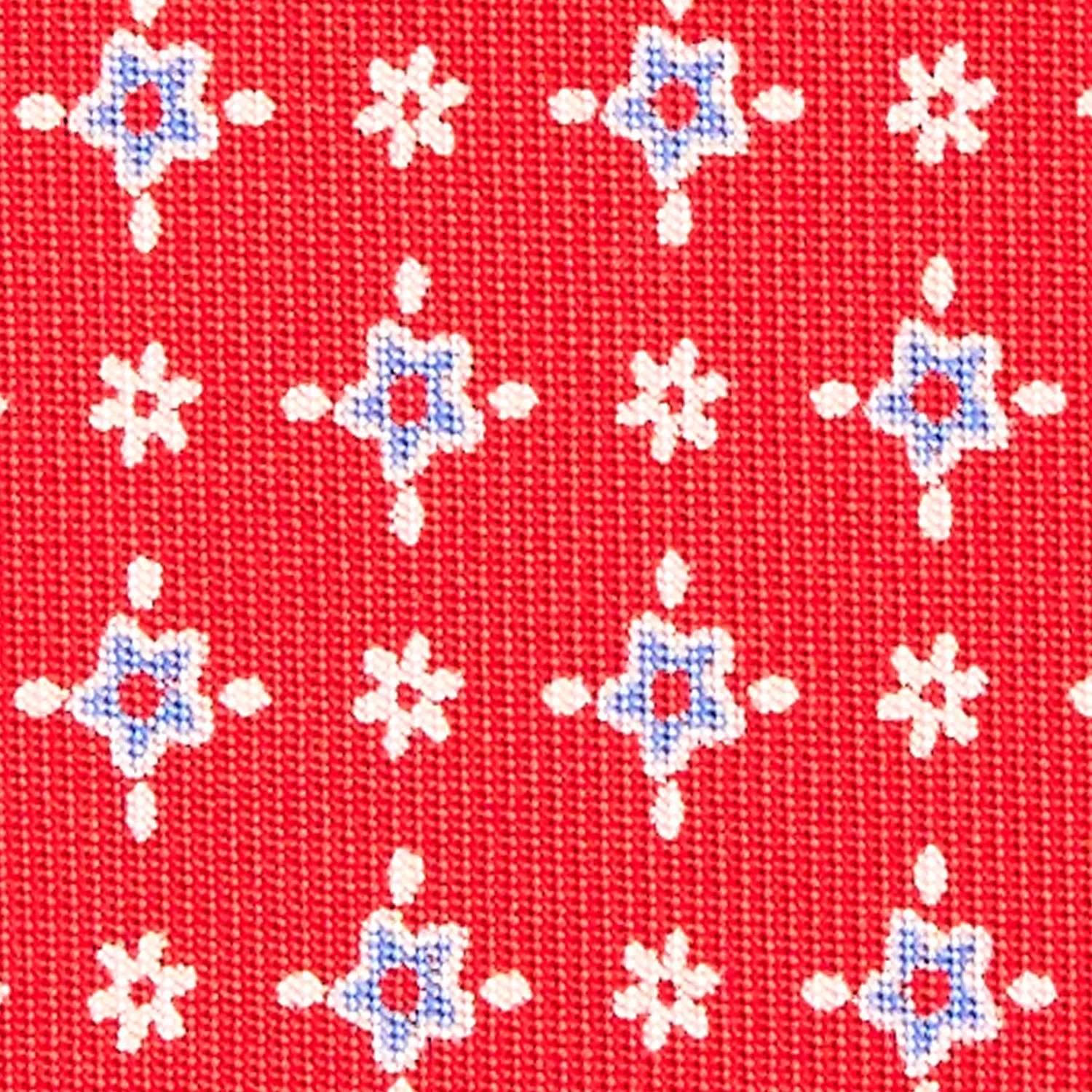 RED LADY SILK PRINTED TIE 7 CM
