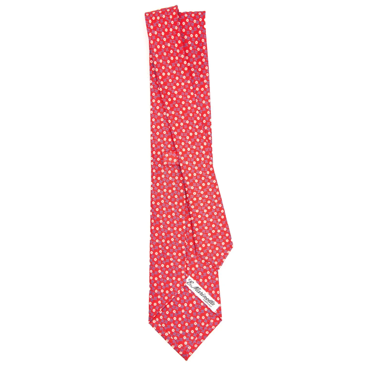 RED SARTORIAL CLASSIC SILK TIE