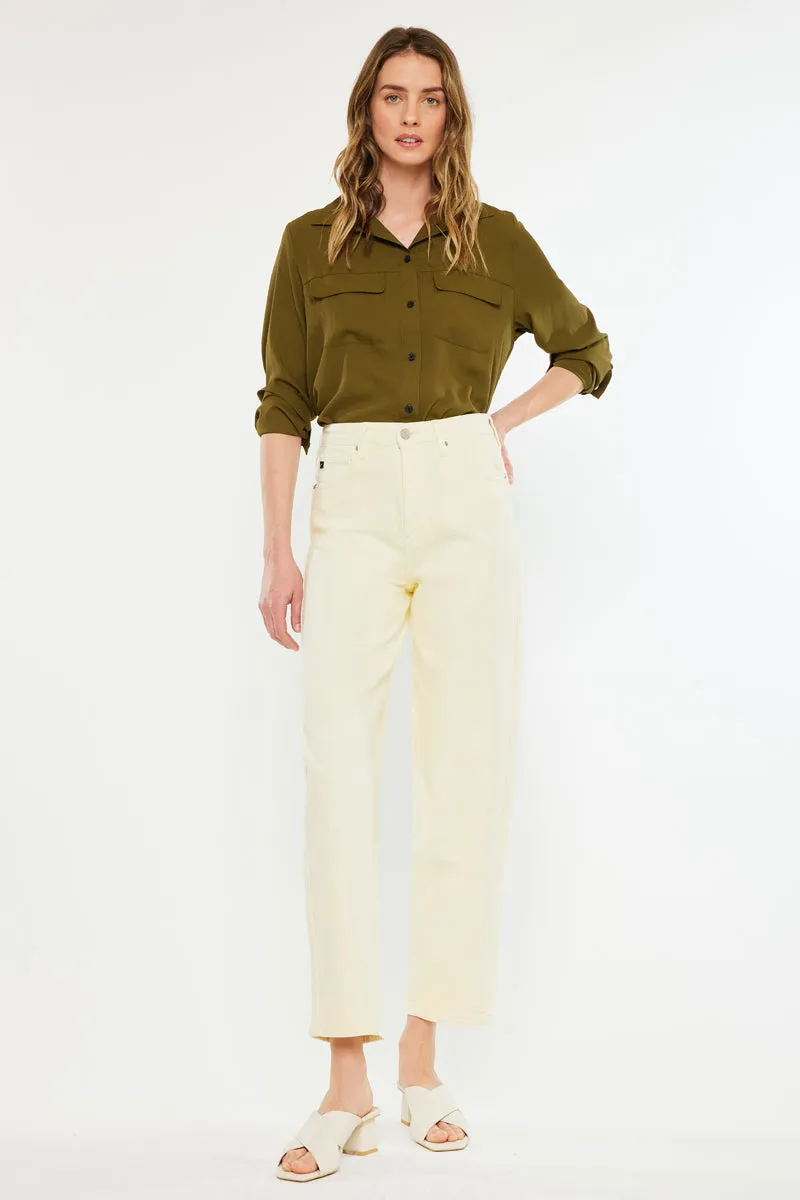 Retrice High Rise Slim Balloon Jeans