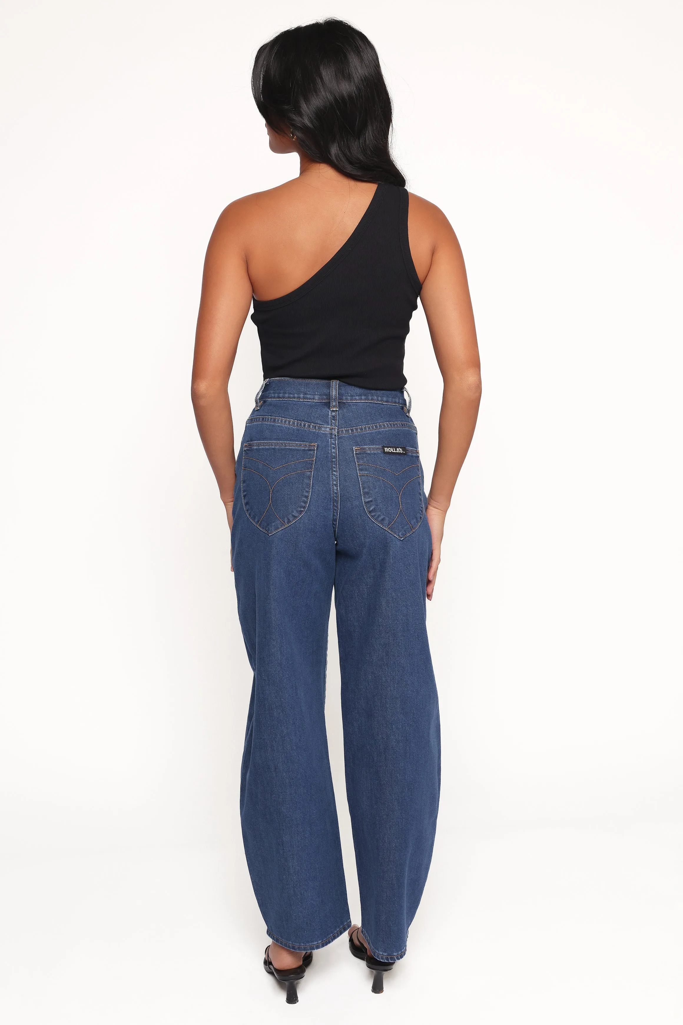 Rollas Gigi Barrel Jeans - Forever Blue