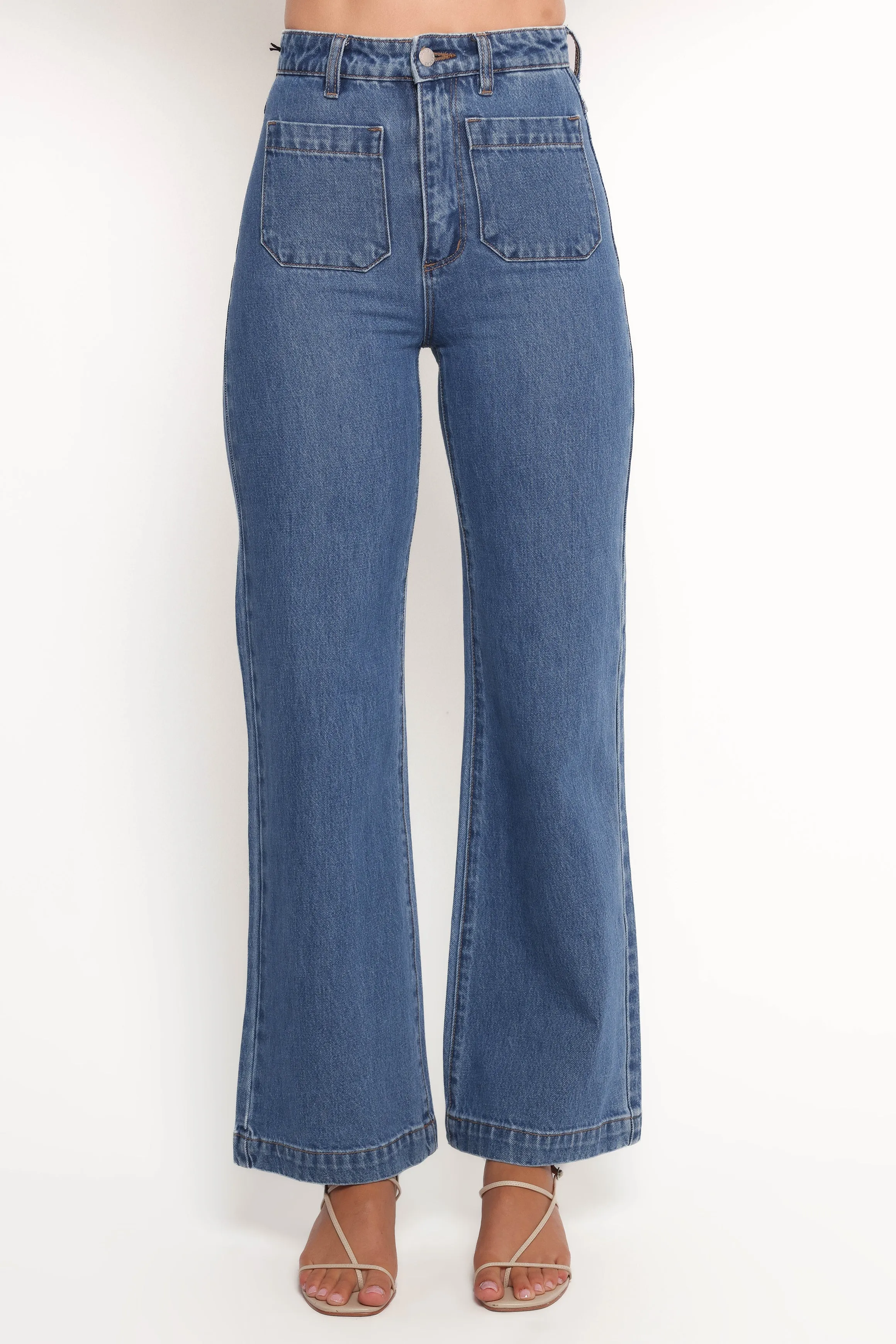 Rollas Sailor Jeans Long - Ashley Blue