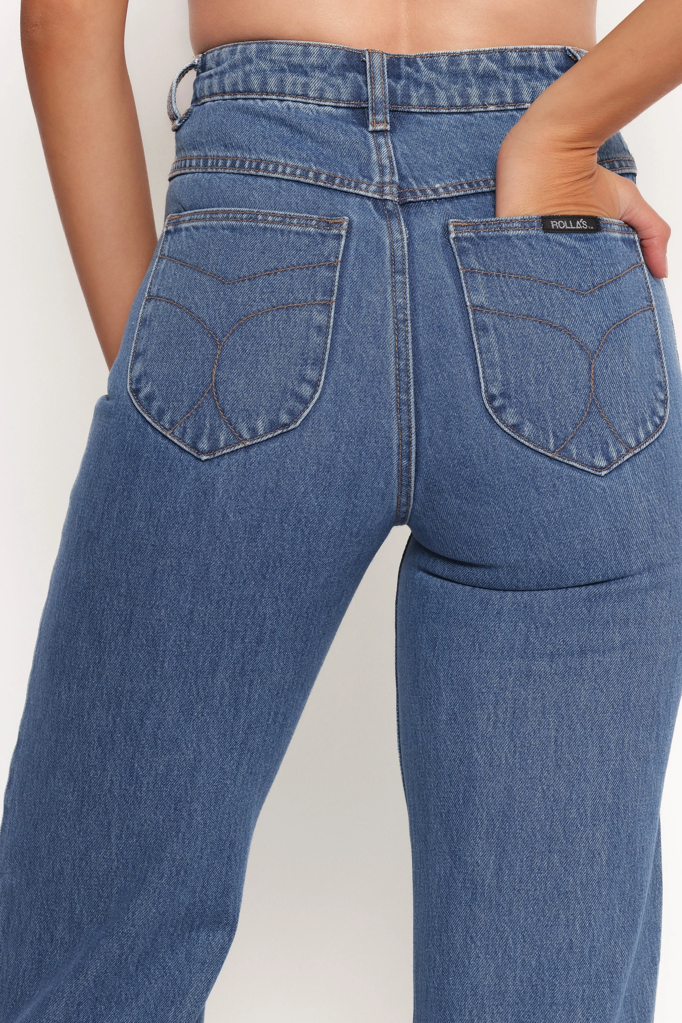 Rollas Sailor Jeans Long - Ashley Blue
