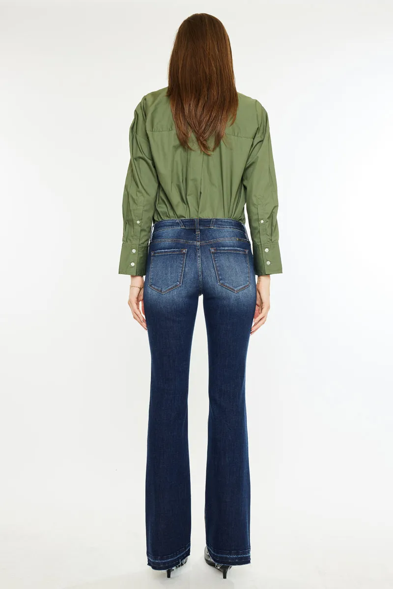 Rowan Mid Rise Flare Jeans